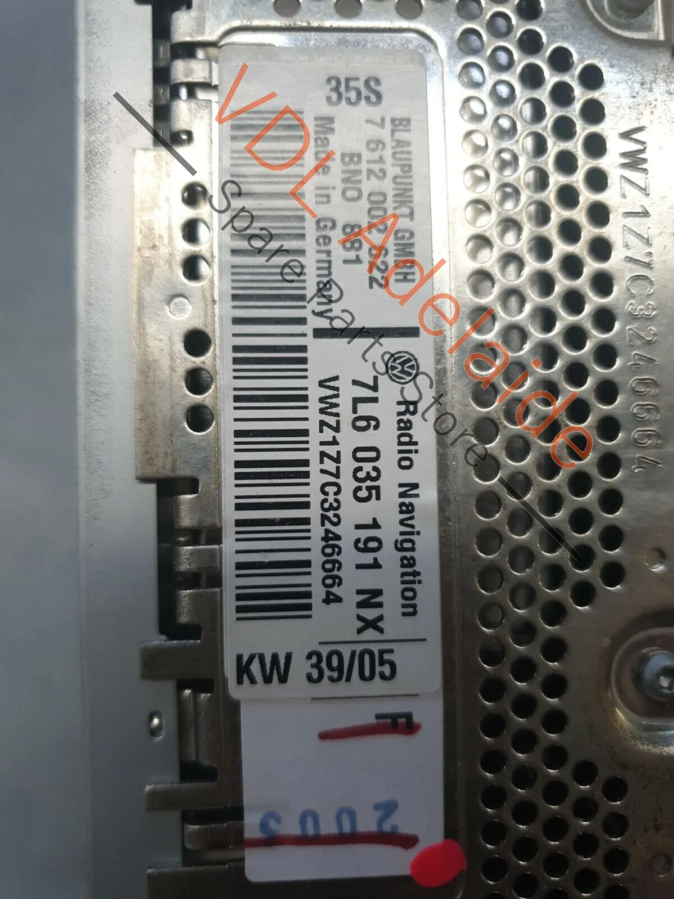 Volkswagen VW Touareg 7L Radio Navigation Control Head Unit 7L6035191NX REG - Image 10