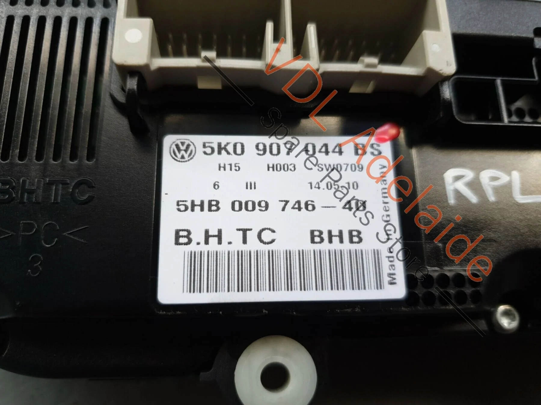 Volkswagen VW Golf Mk6 Climate Control Aircon AC Switch Unit 5K0907044BS - Image 3