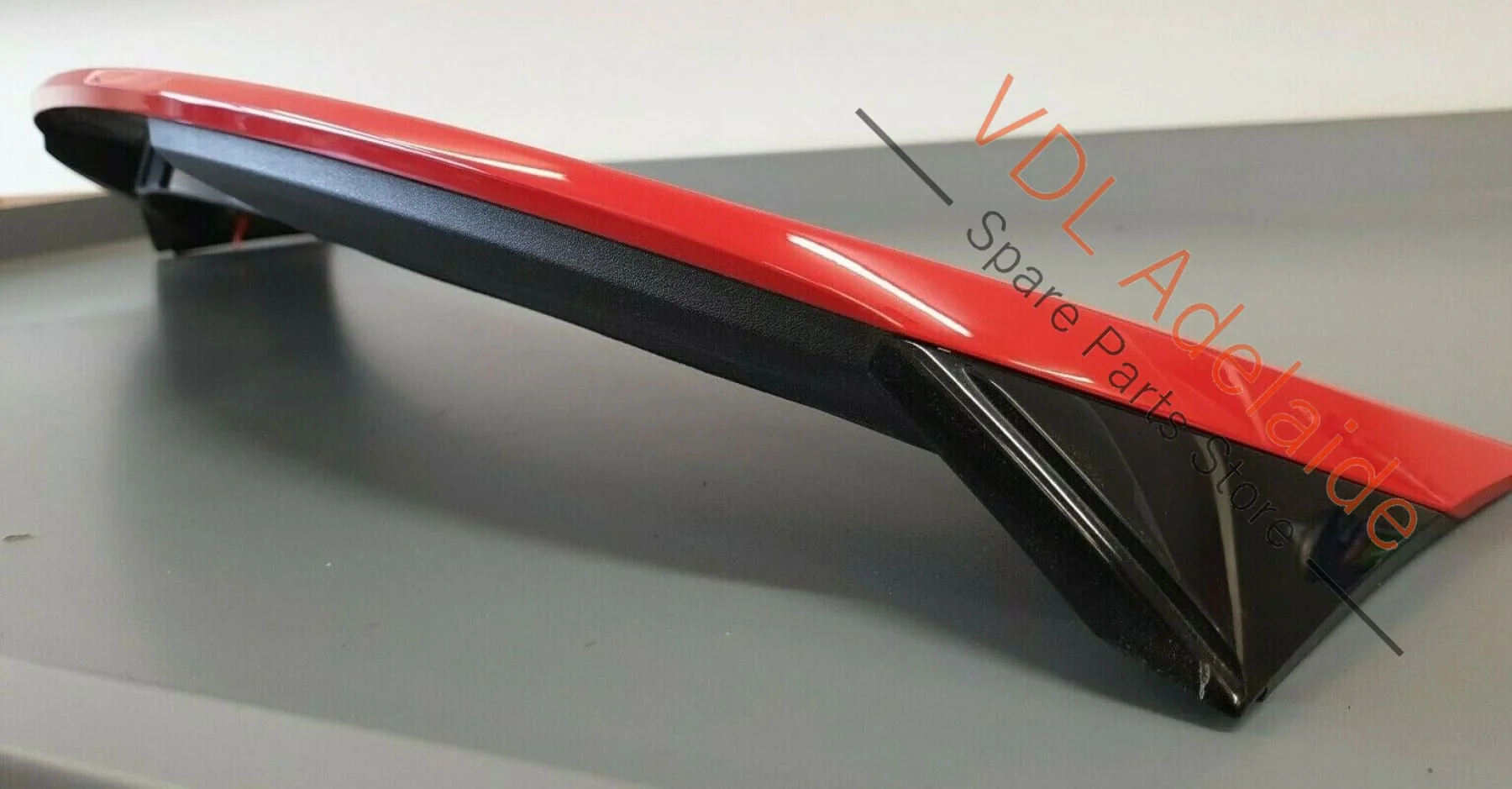 Audi A1 8X Rear Tailgate Boot High Upper Spoiler Misano Red LZ3M 8X3827933 RUB - Image 3
