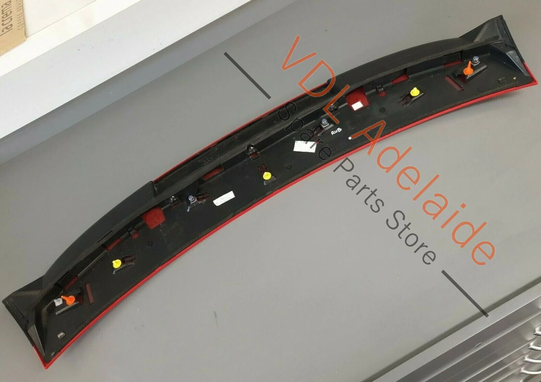 Audi A1 8X Rear Tailgate Boot High Upper Spoiler Misano Red LZ3M 8X3827933 RUB - Image 4