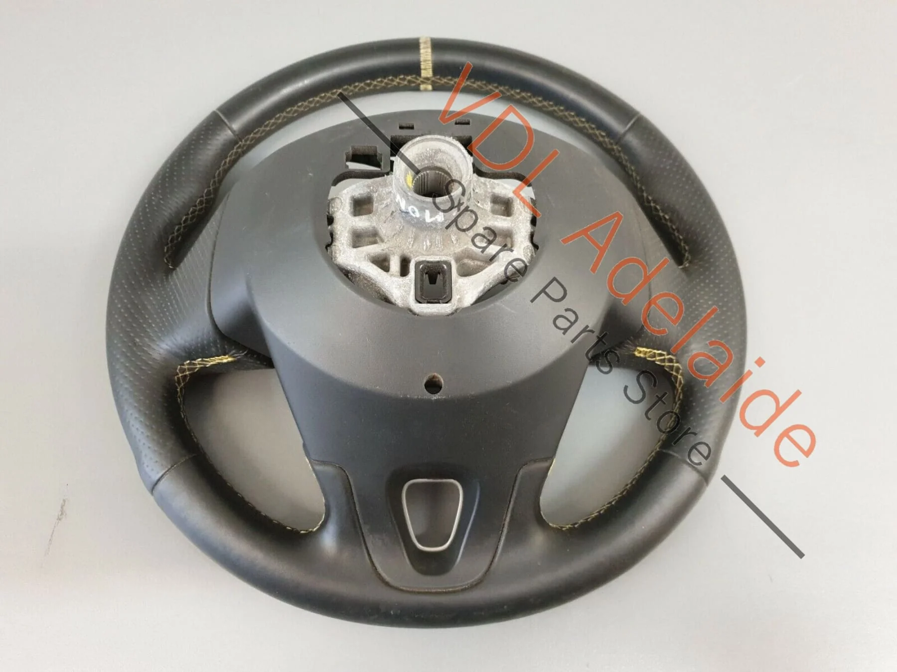 Renault Megane 3 III RS 250 265 275 Steering Wheel Yellow Stitch 609581499 MON3 - Image 6