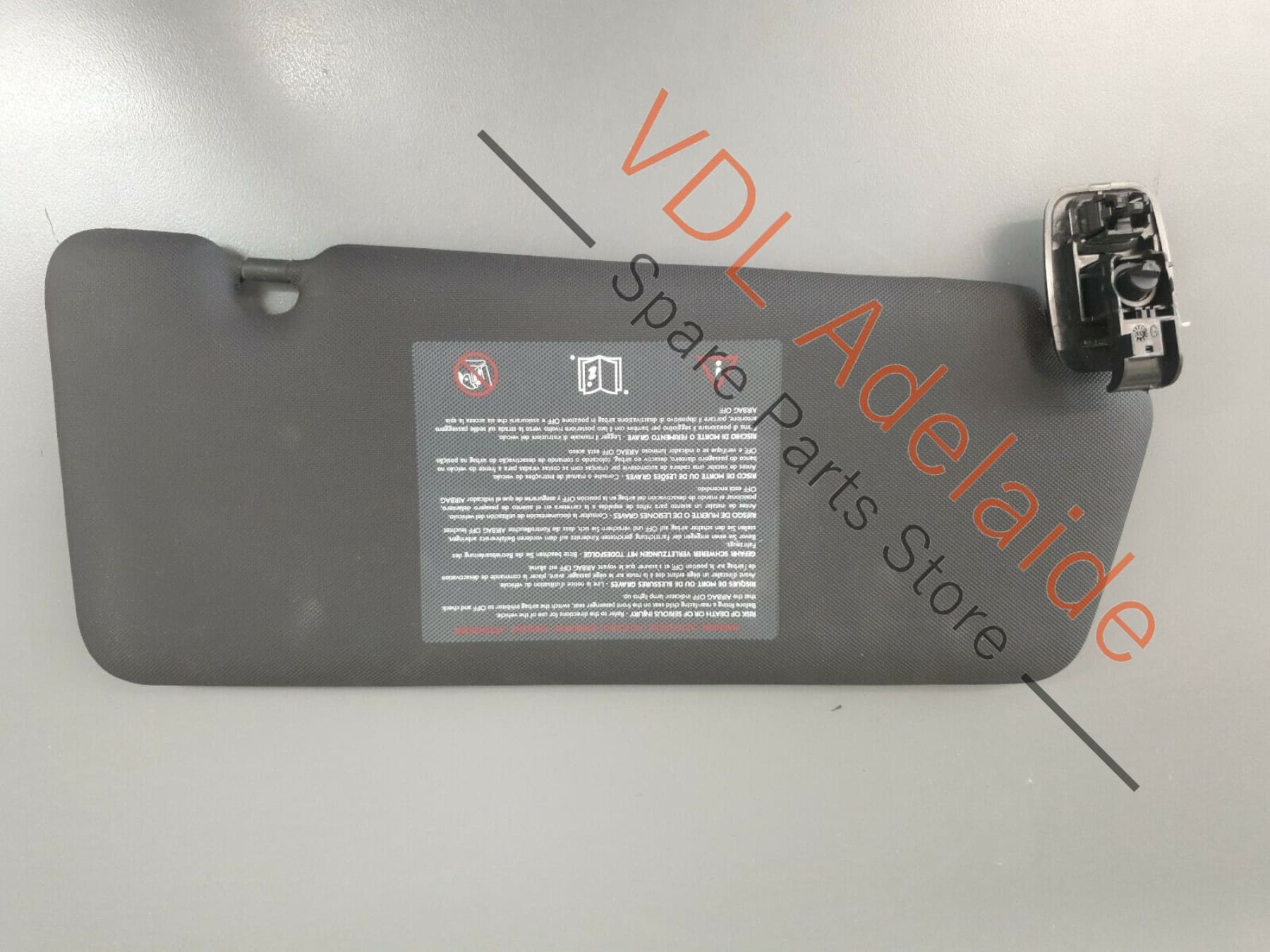 Renault Megane 3 X95 RS 265 Left Sun Visor Black 964018052R - Image 3