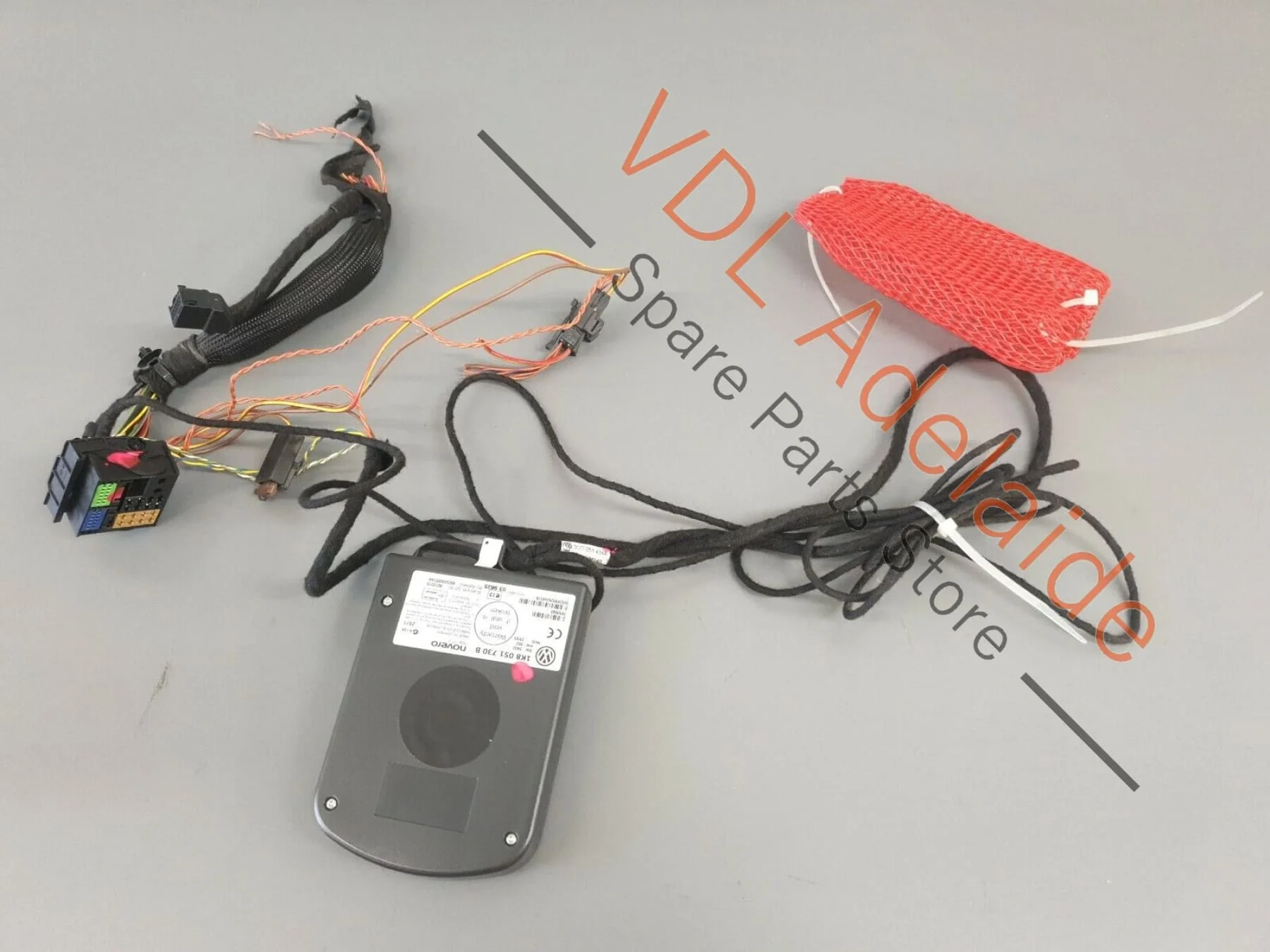 Volkswagen VW Touareg 7L Bluetooth Connecting Module & Wiring Harness Cable REG4 - Image 2