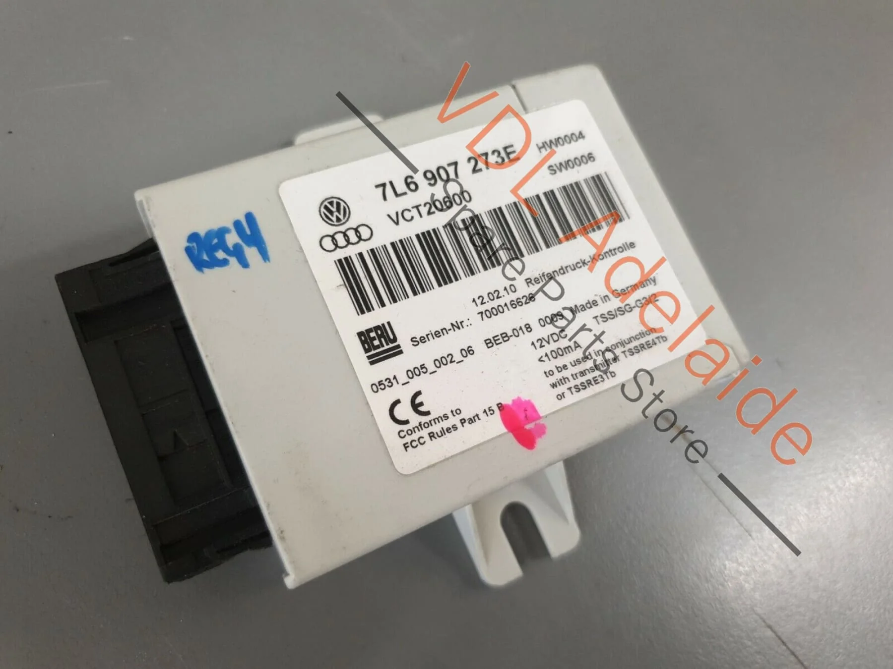 Volkswagen VW Touareg 7L R50 ECU Tyre Tire Pressure Monitor 7L6907273E