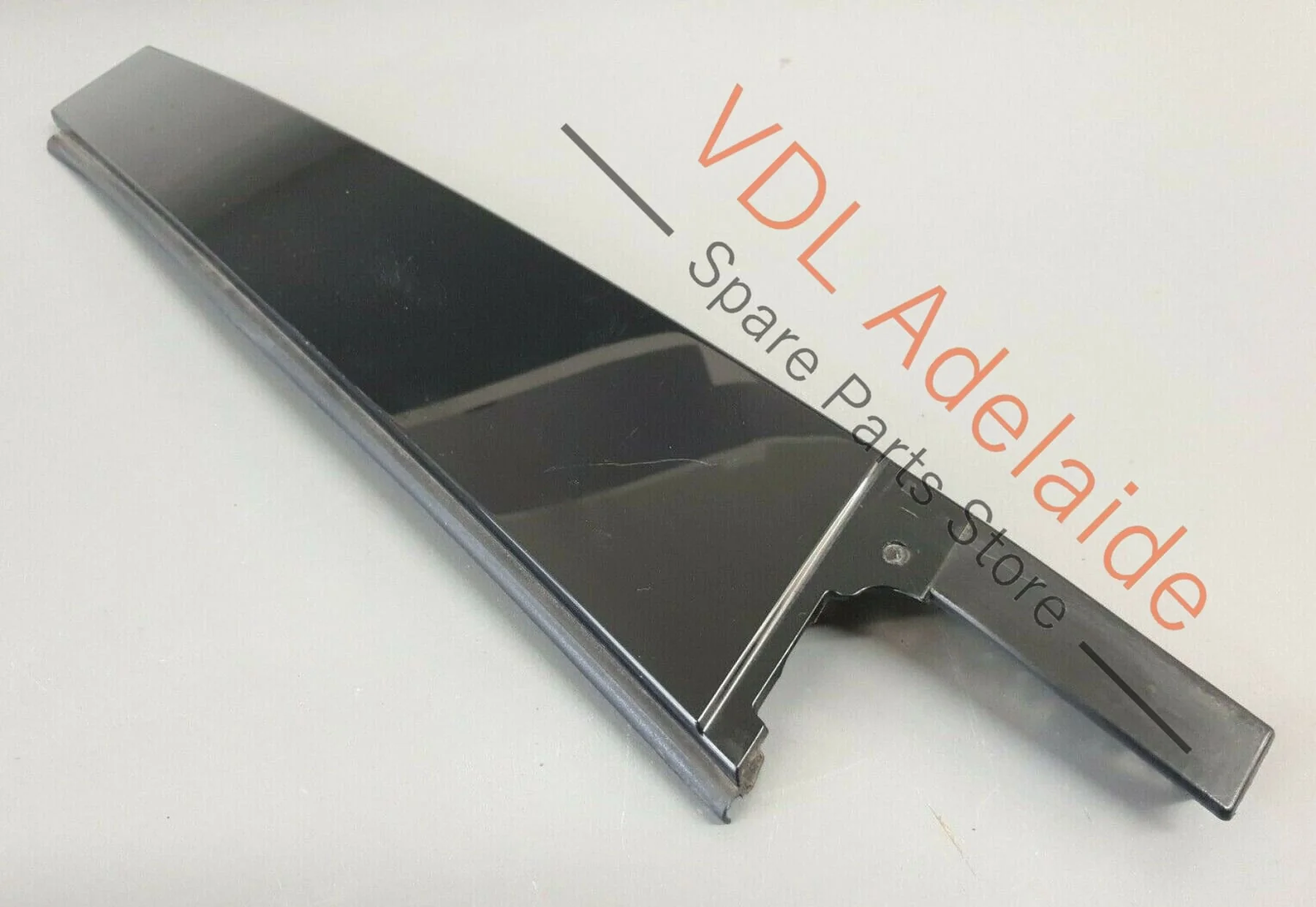 VW Passat B8 3G Rear Left Exterior Door B-Pillar Trim Black 3G0839901T PAT4