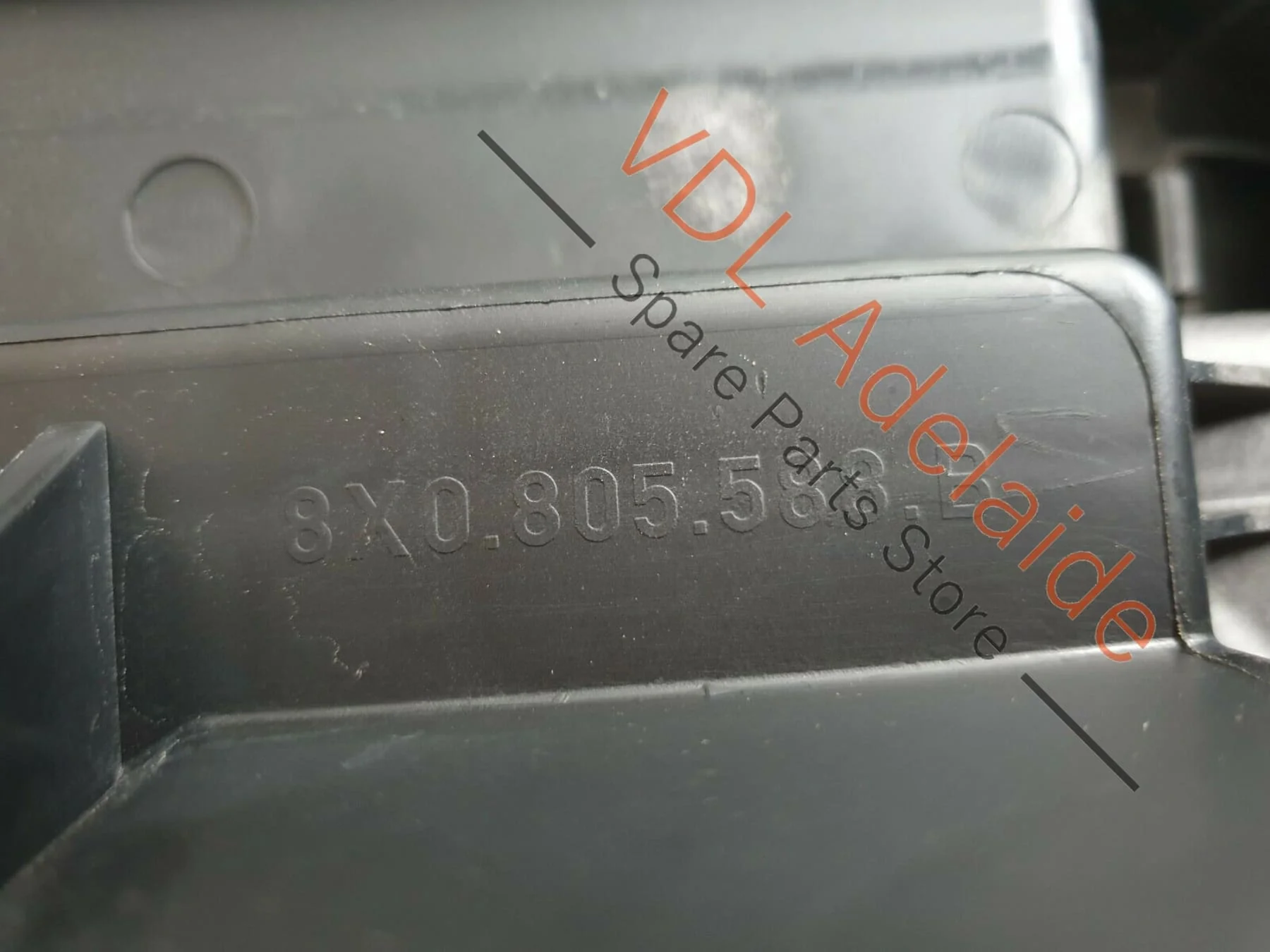 Audi A1 8X Ambition Mk1 1.4 TFSI Radiator Support Lock Panel 8X0805588B RUB - Image 3