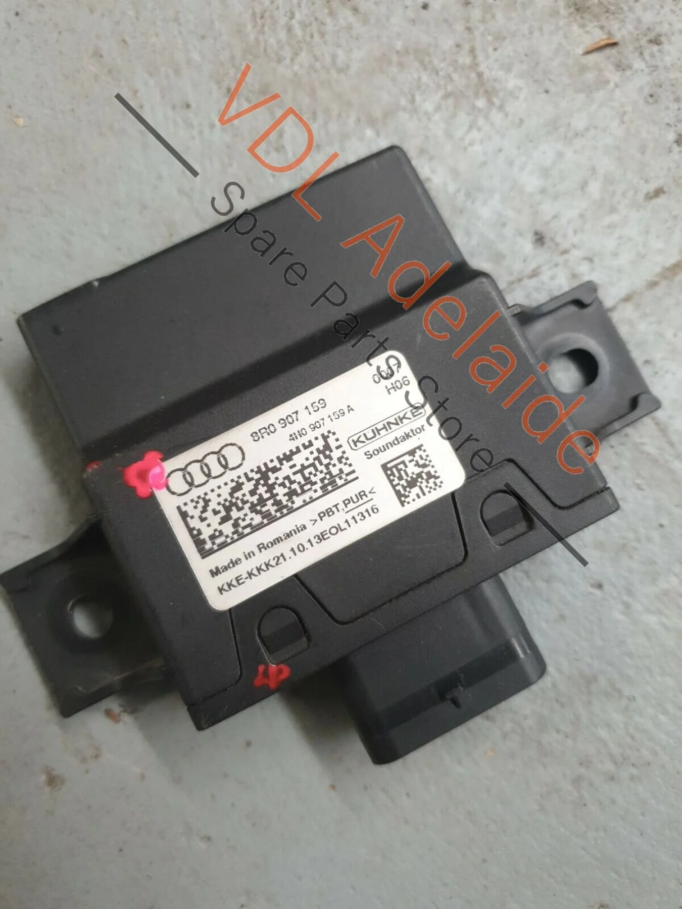 Audi SQ5 Q5 8R Control unit for impact sound Crash Sensor 8R0907159 OSC2