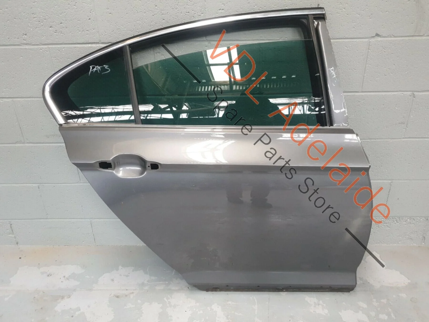 VW Passat R-Line B8 3G Rear Right Door Shell Panel Indium Grey LR7H PAT3