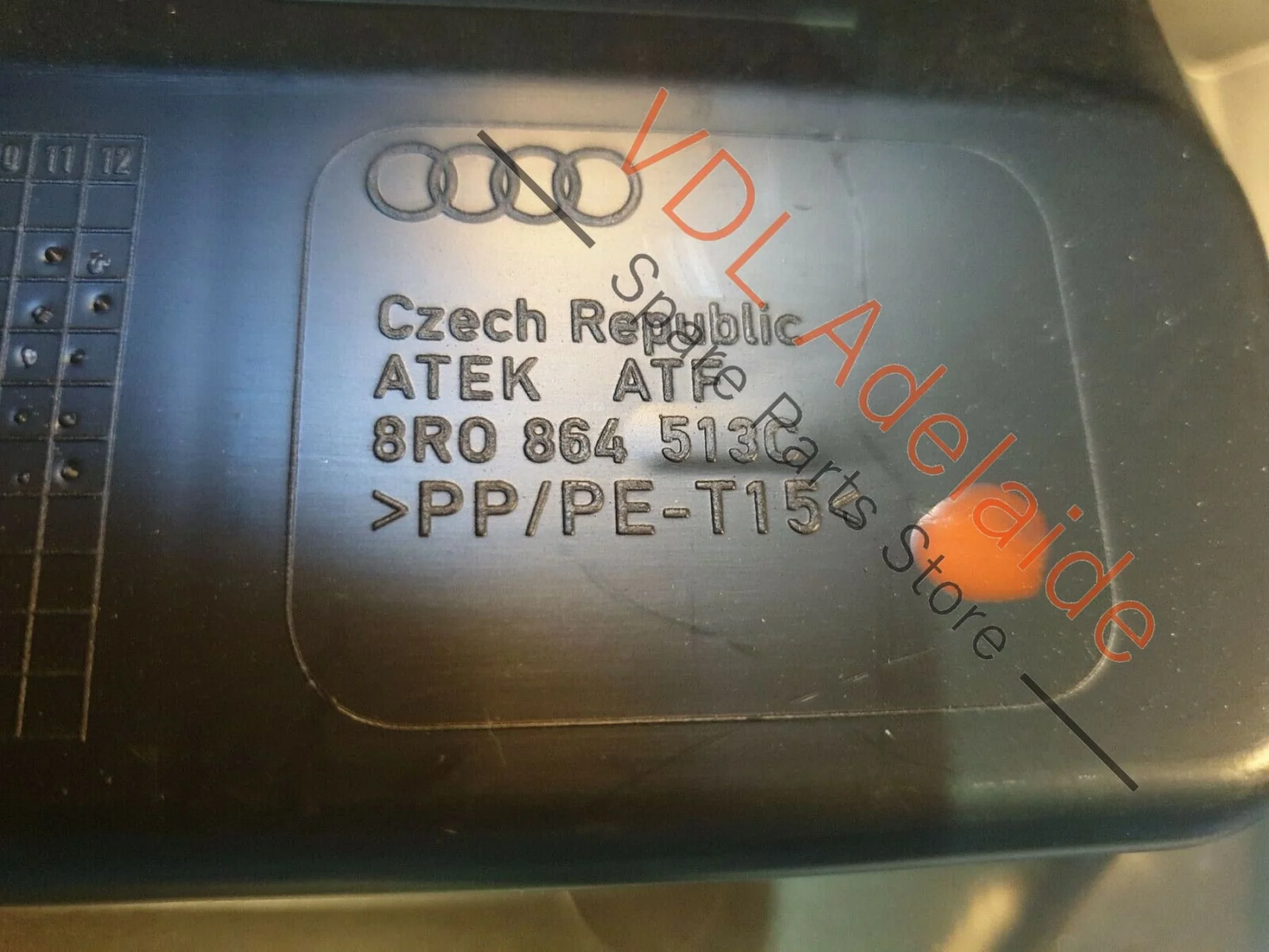 Audi SQ5 Q5 8R Trim for Rear Cross Panel Cargo Boot Hatch Stainless Steel OSC2 - Image 4