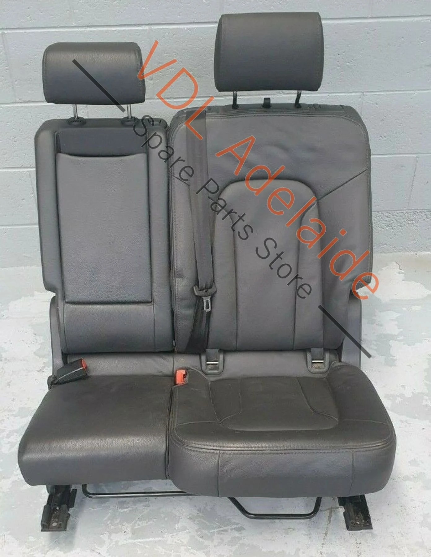 Audi Q7 4L 2nd Row Left Passenger Back Seat Rear Black Leather 65xxxkm ROS