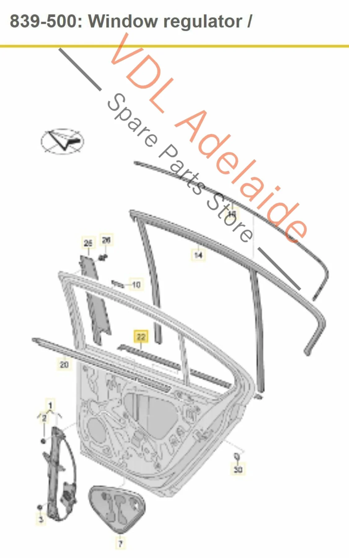 VW Passat R-Line B8 3G Sedan Rear Left Exterior Window Door Chrome Trim 3G5839475M - Image 2