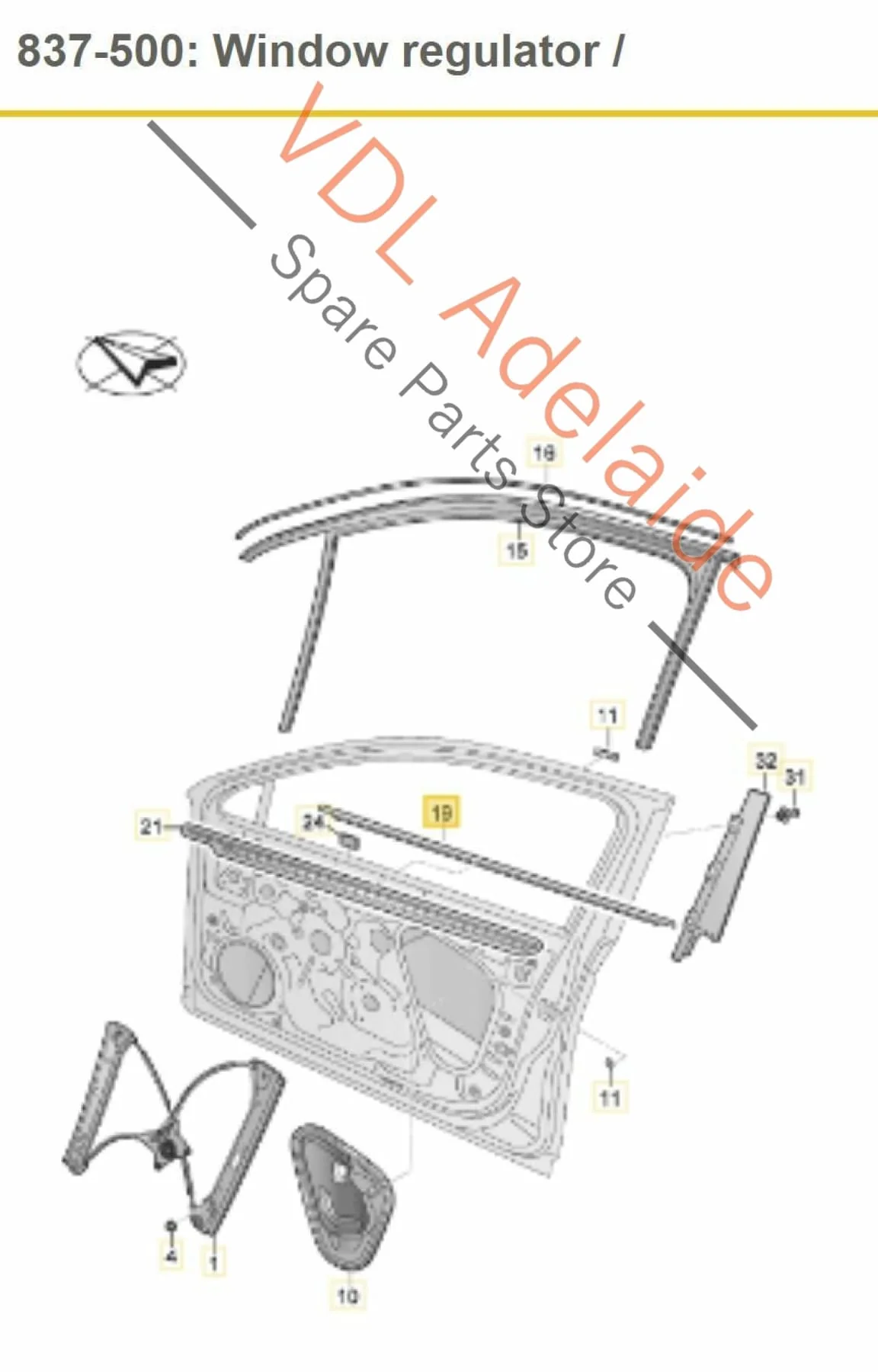 VW Passat R-Line B8 3G Sedan Front Right Exterior Window Door Chrome Trim PAT3 - Image 2