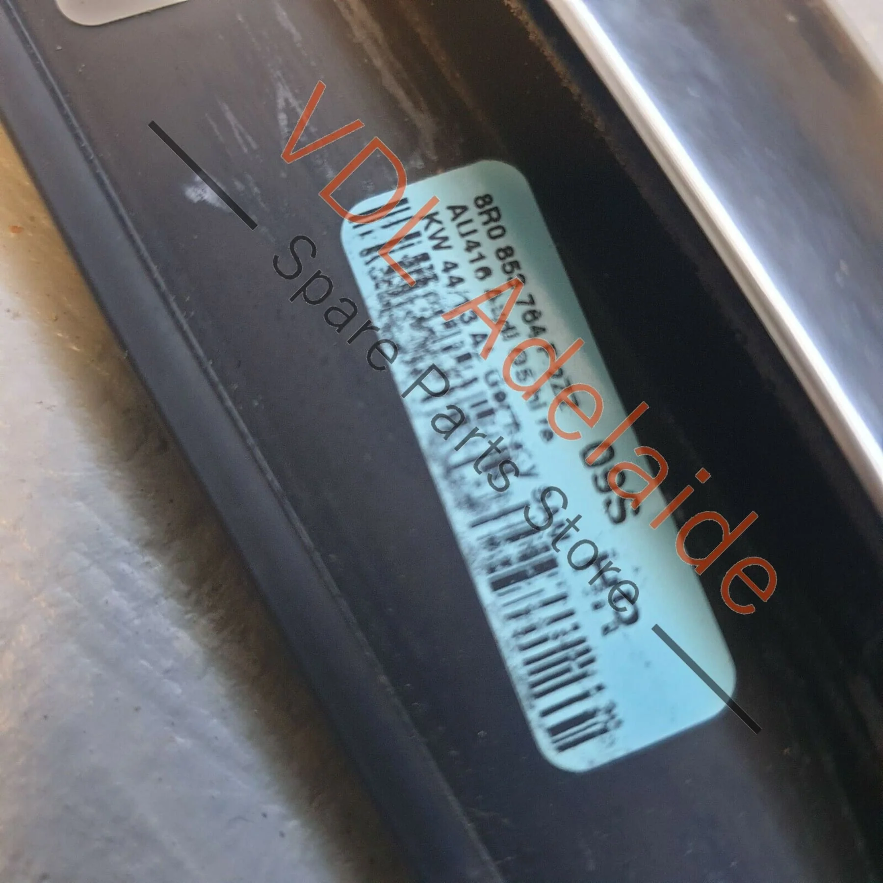 Audi SQ5 Q5 8R Right Rear Exterior Door Window Chrome Seal 8R0853764F OSC2 - Image 3