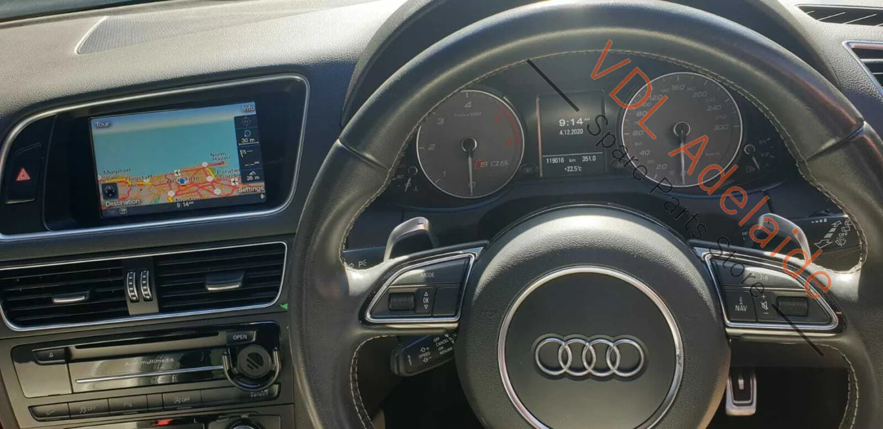 Audi SQ5 Q5 8R S-Line Front Wheel Arch Flare Trim Moulding Pair OSC2 - Image 7