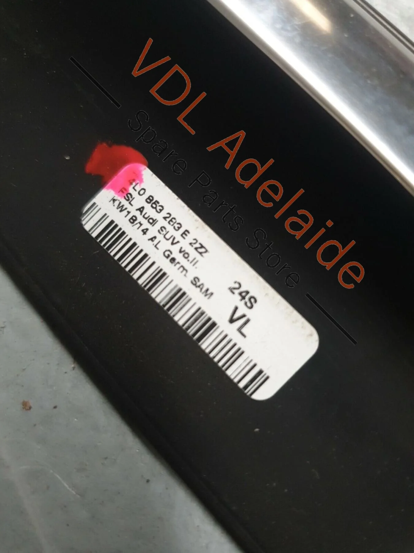 Audi Q7 4L Exterior Window Seal Strip Moulding Chrome Trim Left Front ROS - Image 5