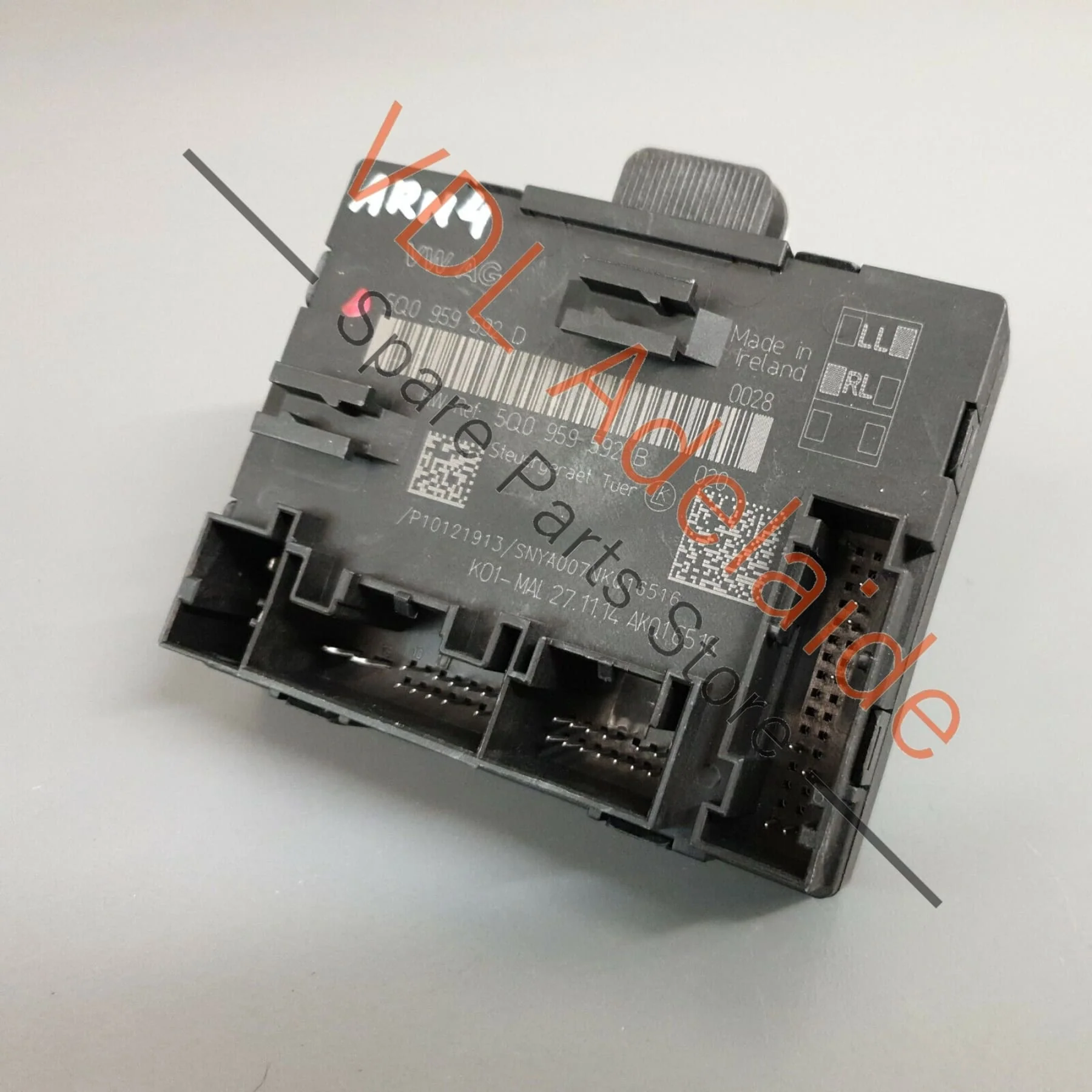 VW Golf GTi Mk7 Front Left RHD Passenger Door Control Unit 5Q0959592D - Image 2