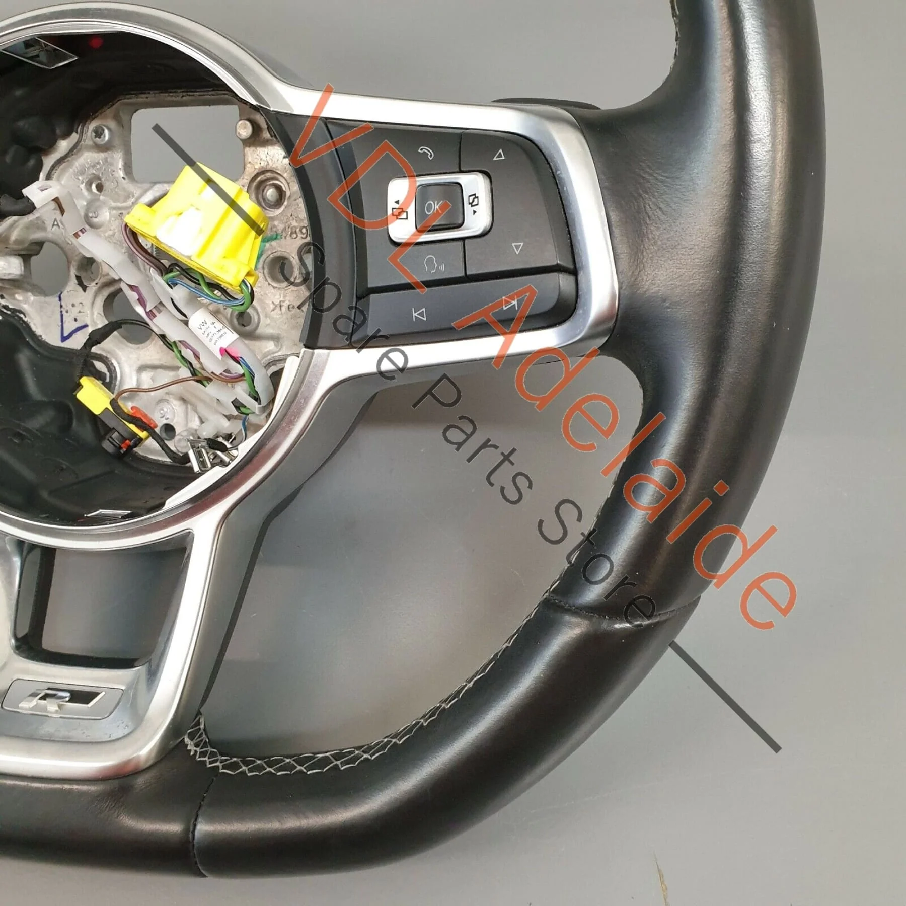 VW Passat R-Line B8 3G Flat Bottom Tiptronic Multifunction Steering Wheel PAT3 - Image 4