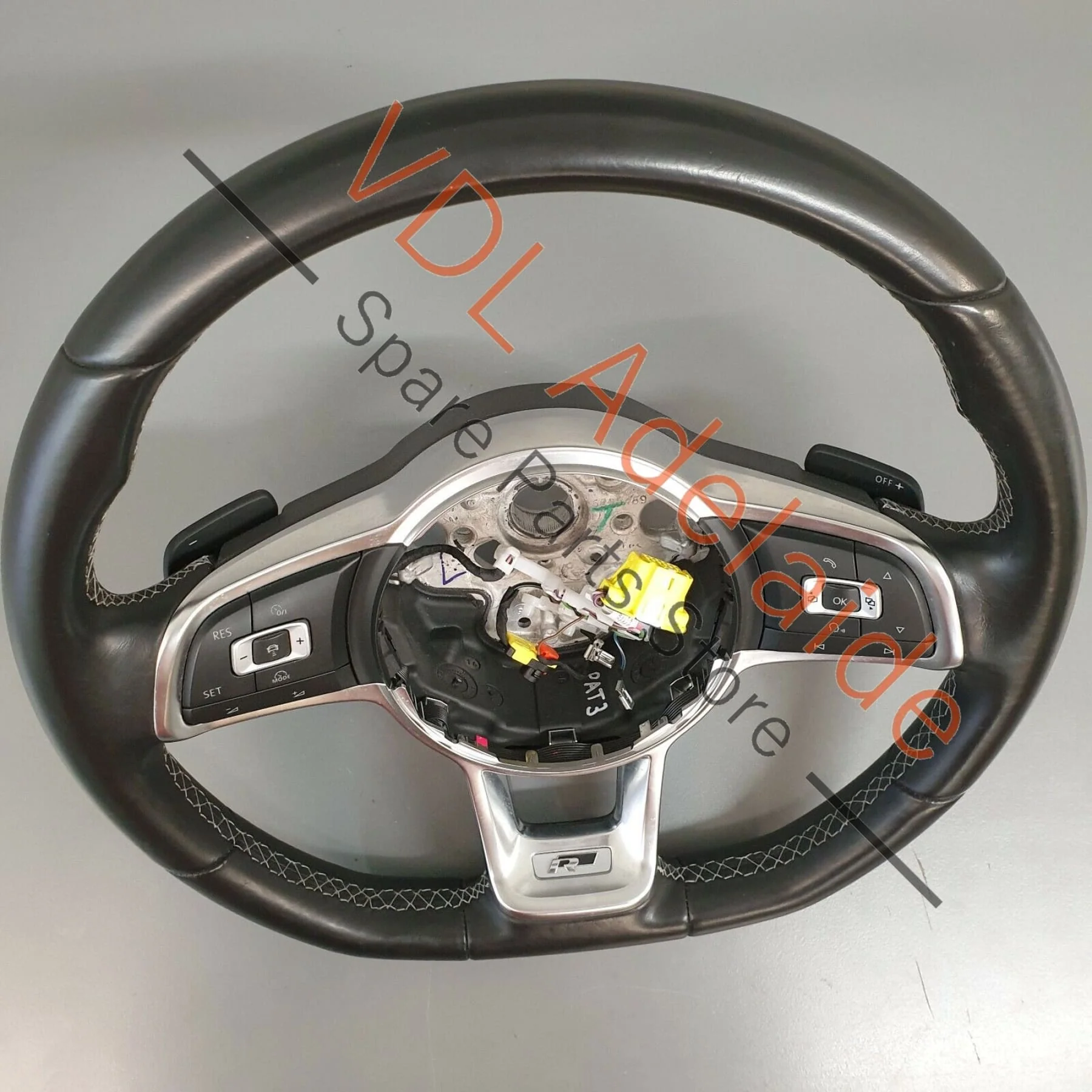 VW Passat R-Line B8 3G Flat Bottom Tiptronic Multifunction Steering Wheel PAT3 - Image 5