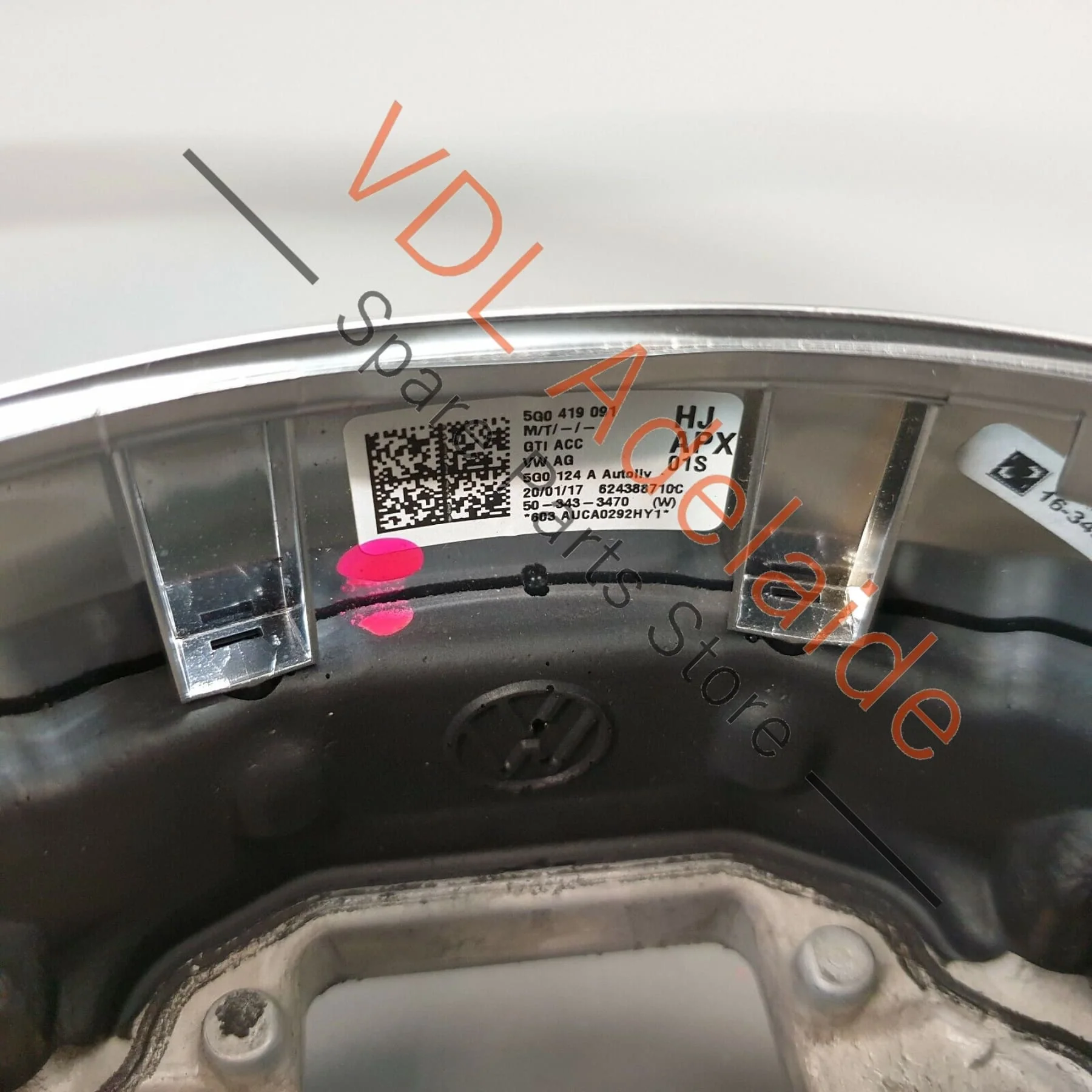 VW Passat R-Line B8 3G Flat Bottom Tiptronic Multifunction Steering Wheel PAT3 - Image 8