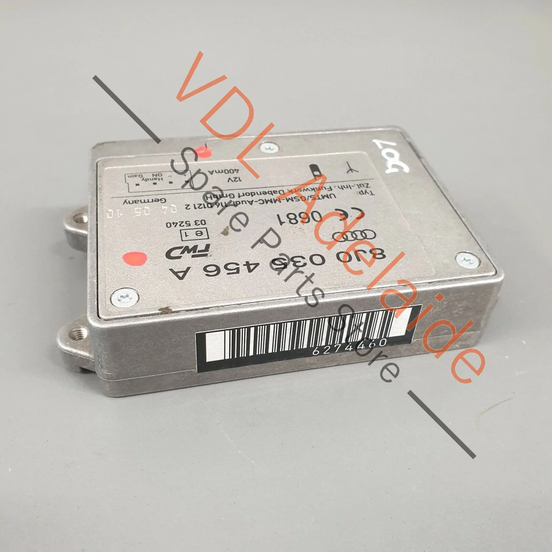 Audi A4 B8 8K 2-Way Signal Amplifier for Mobile Communications 8J0035456A LOG - Image 4