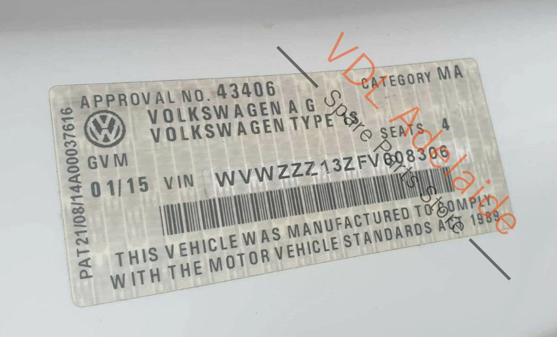 Volkswagen VW Scirocco R Mk3 III Rear Windscreen Wiper Motor Engine Valeo 1K8955711B HOL - Image 7