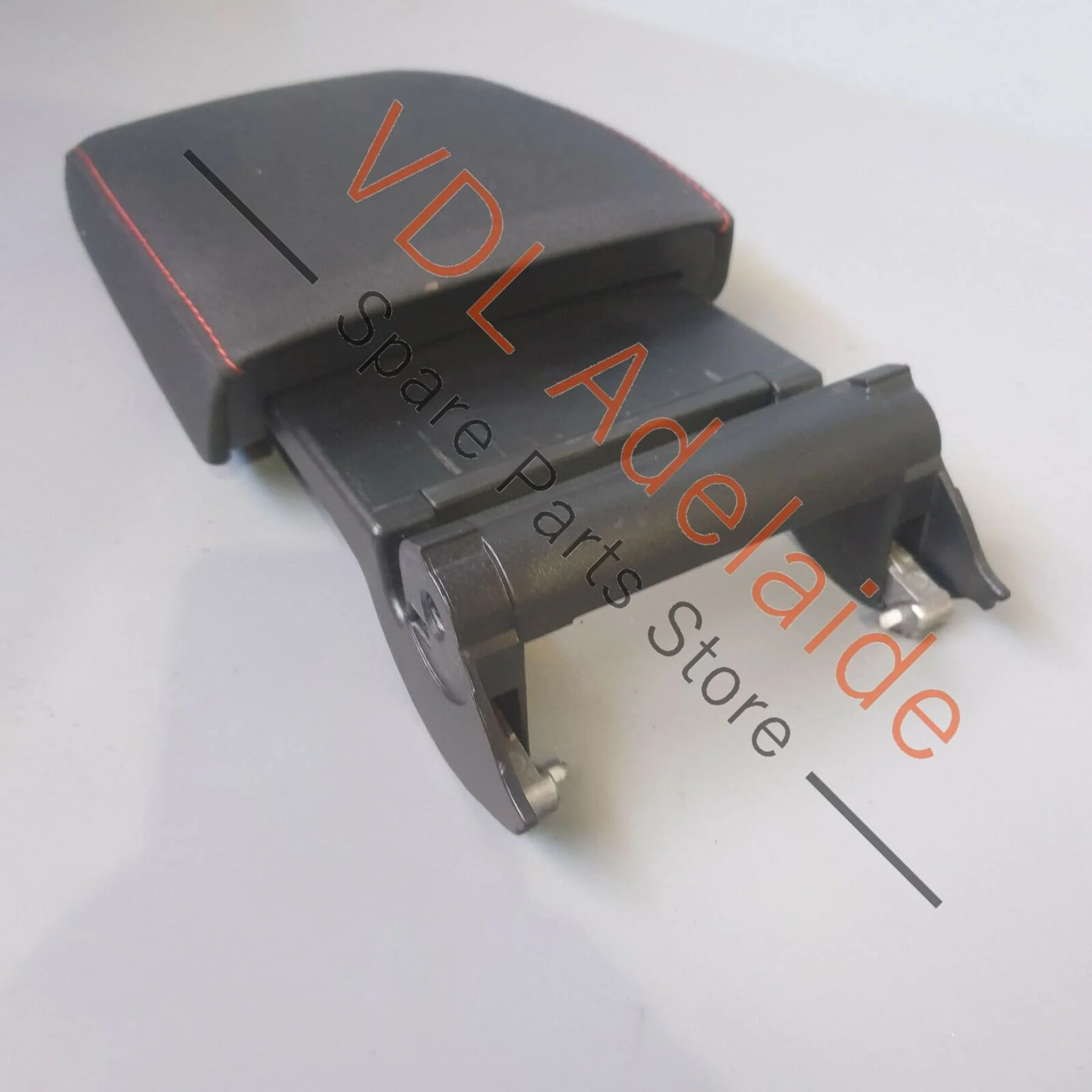 VW Golf GTi Mk6 Middle Arm Rest Cloth Black w Red Stitching NOR8 - Image 5