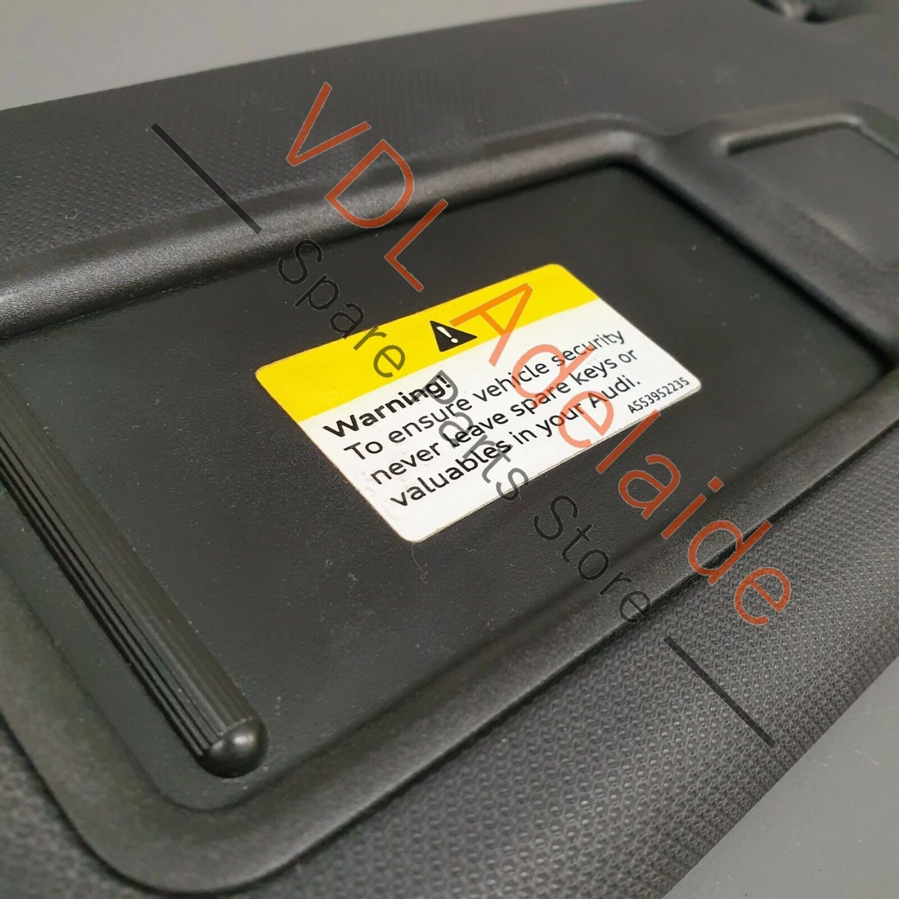 Audi RS3 8V Left Sun Visor with Mirror & Cover Soul Black 8V0857551E - Image 4