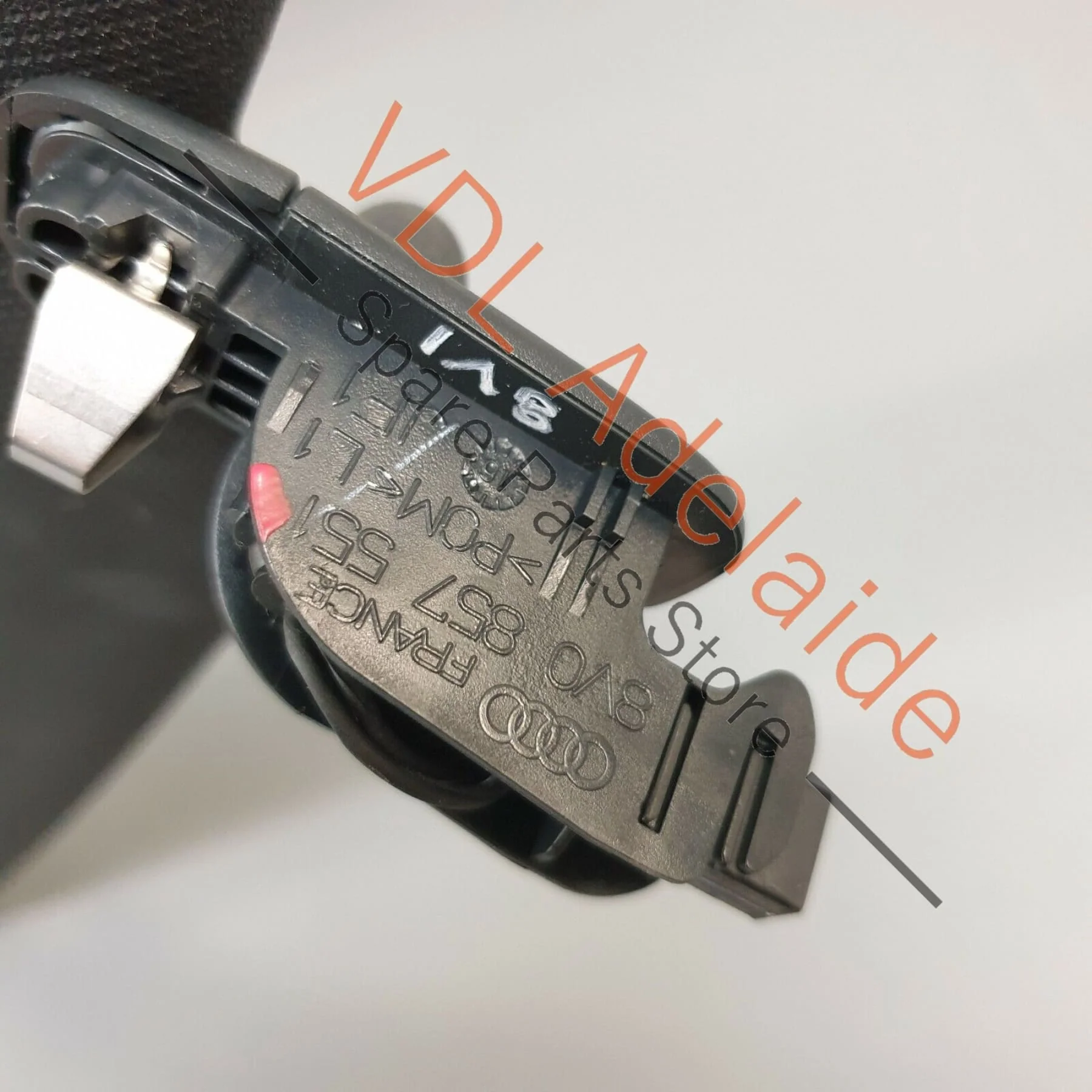 Audi RS3 8V Left Sun Visor with Mirror & Cover Soul Black 8V0857551E - Image 7