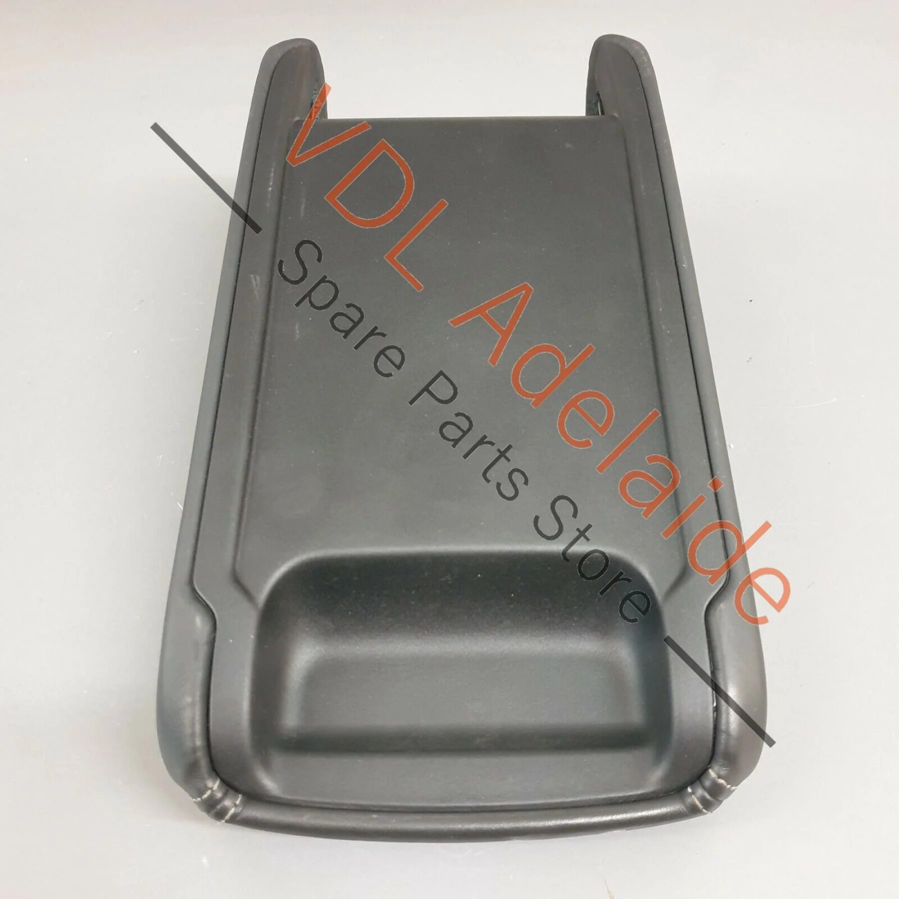 Audi RS3 8V Console Armrest Leather, Soul Black, Cliff Grey Stitch 8V0864207G - Image 6