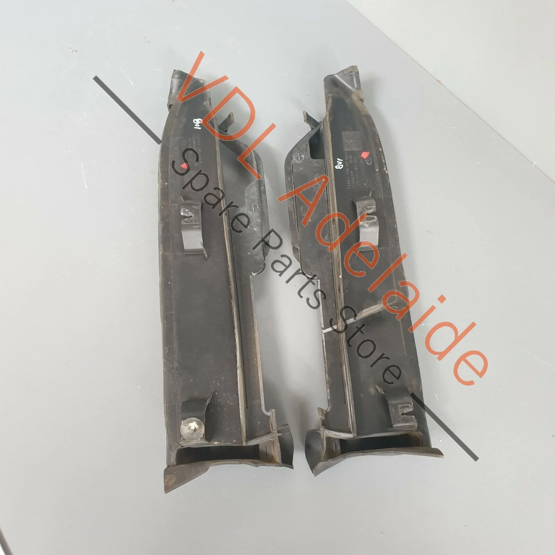 Audi RS3 8V Left and Right Engine Bay Covers VIN Panel Trim - Image 9
