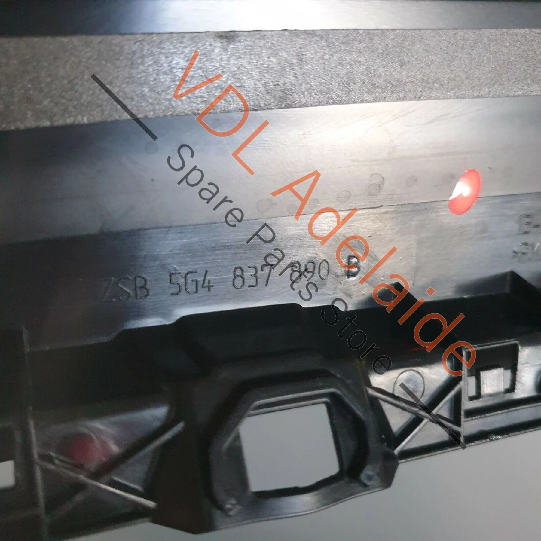 VW Golf R Mk7 Exterior Door Window Moulding Frame Trim Gloss Black Front Right - Image 10