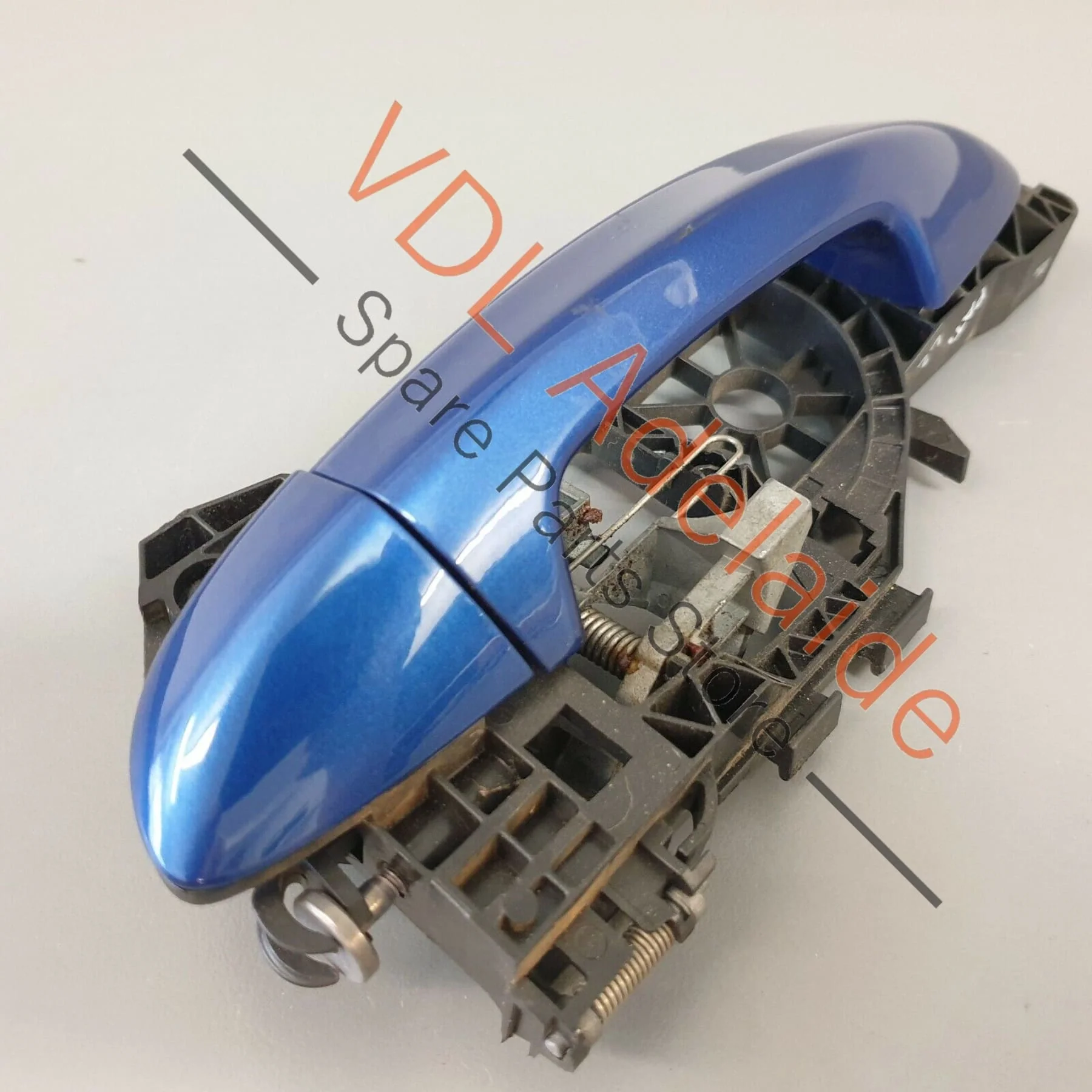 VW Passat R36 B6 3C Left Side Passenger Exterior Door Handle C5C Biscay Blue - Image 5