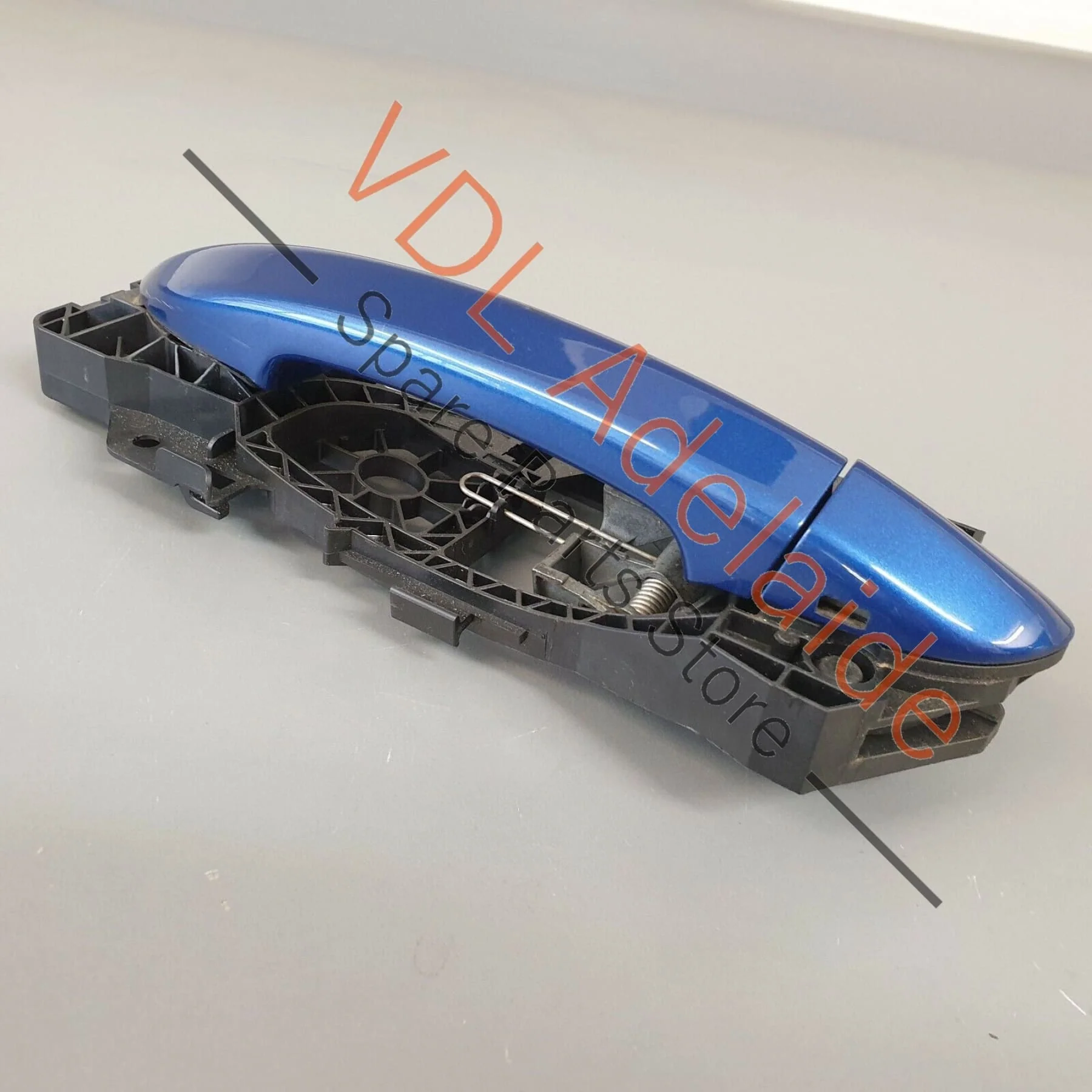 VW Passat R36 B6 3C Left Side Passenger Exterior Door Handle C5C Biscay Blue - Image 6