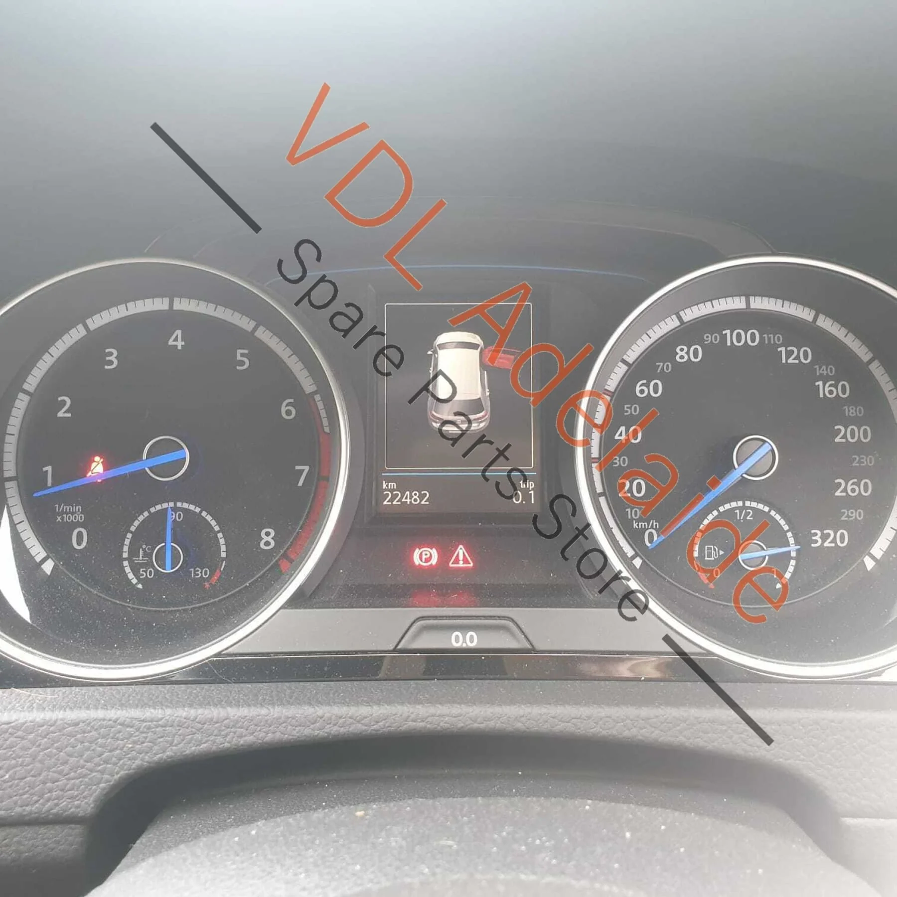 VW Golf R Mk7 A-pillar Cladding Trim with Tweeter Right Upper Black 5G0867234R - Image 7