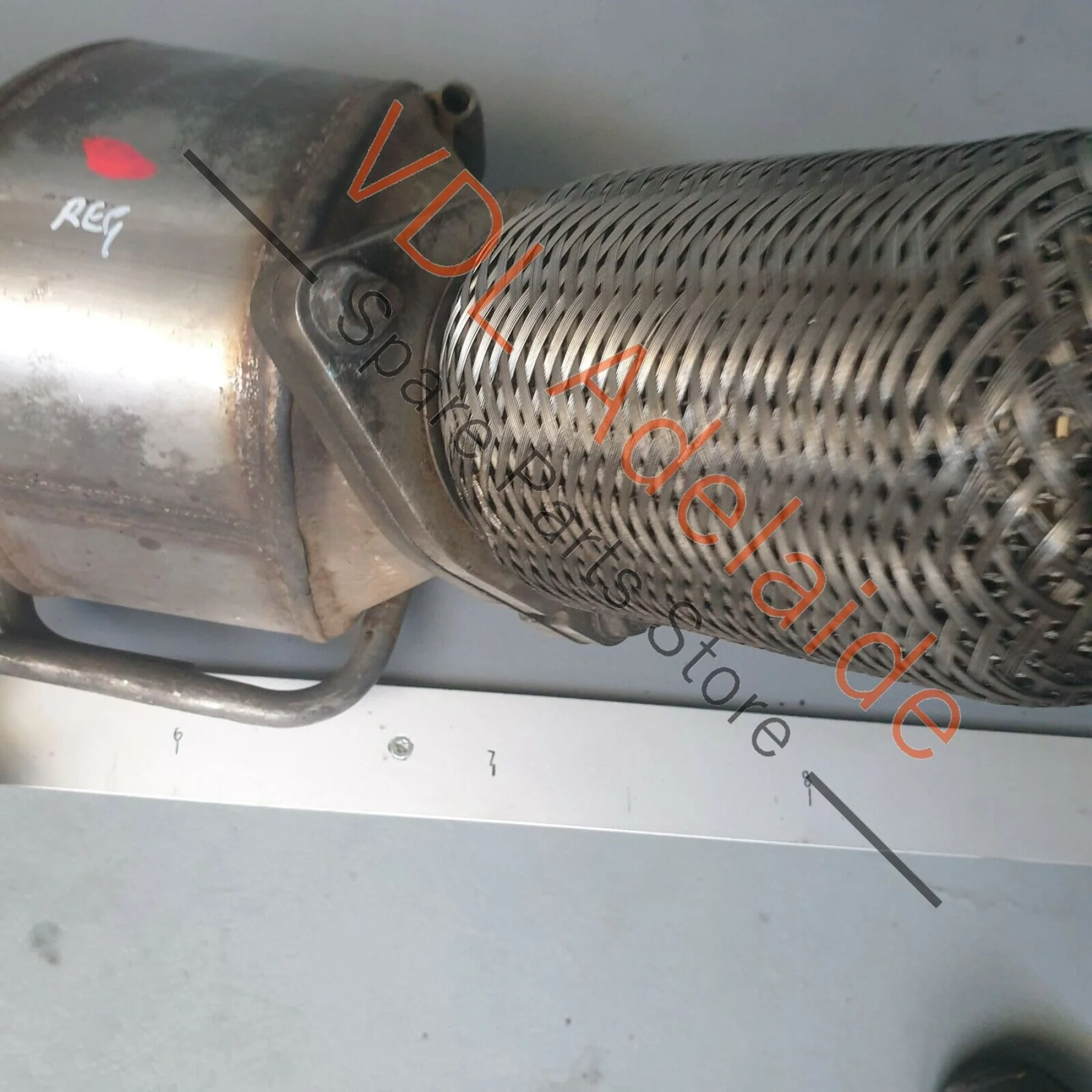 Volkswagen Touareg 7L V10 Right Side Exhaust Catalytic Converter DPF for AYH - Image 4