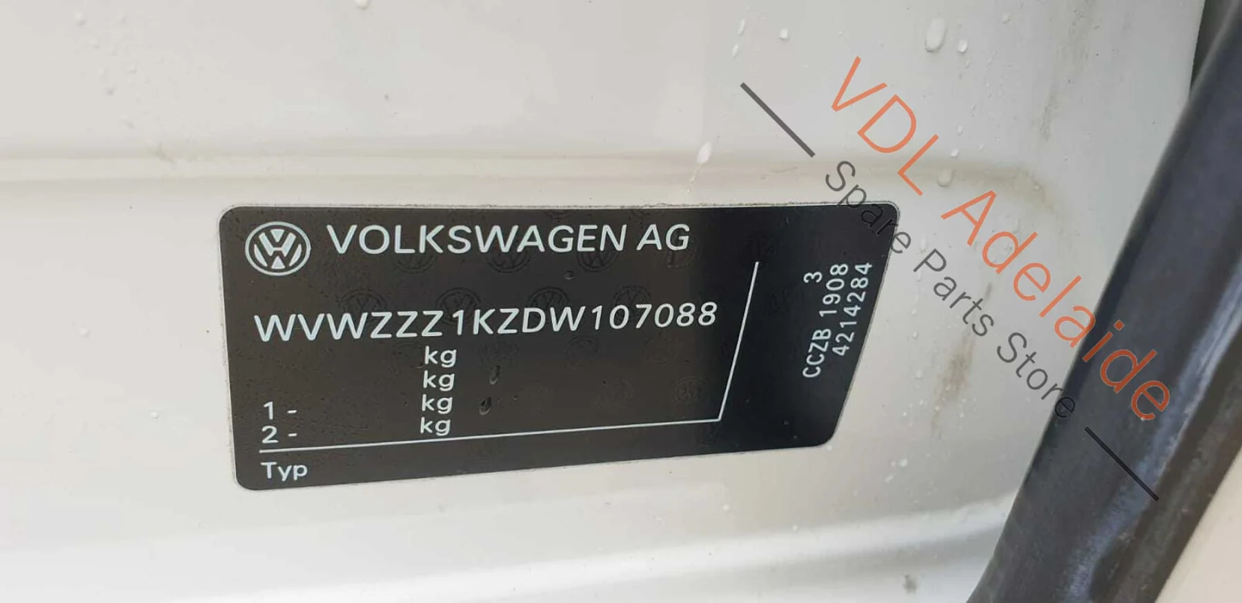 Volkswagen VW Golf Mk6 Rear Right Window Regulator Motor 5K0959704D - Image 9