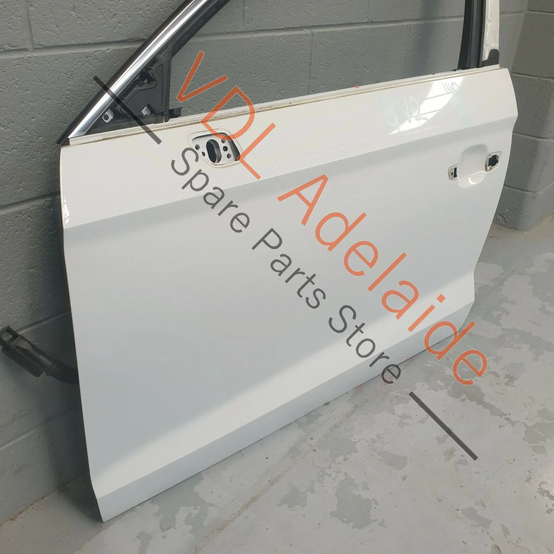 Audi S3 8V Sedan Front LHS Left Passenger Door Shell Ibis White 2Y2Y 8V5831051B - Image 9