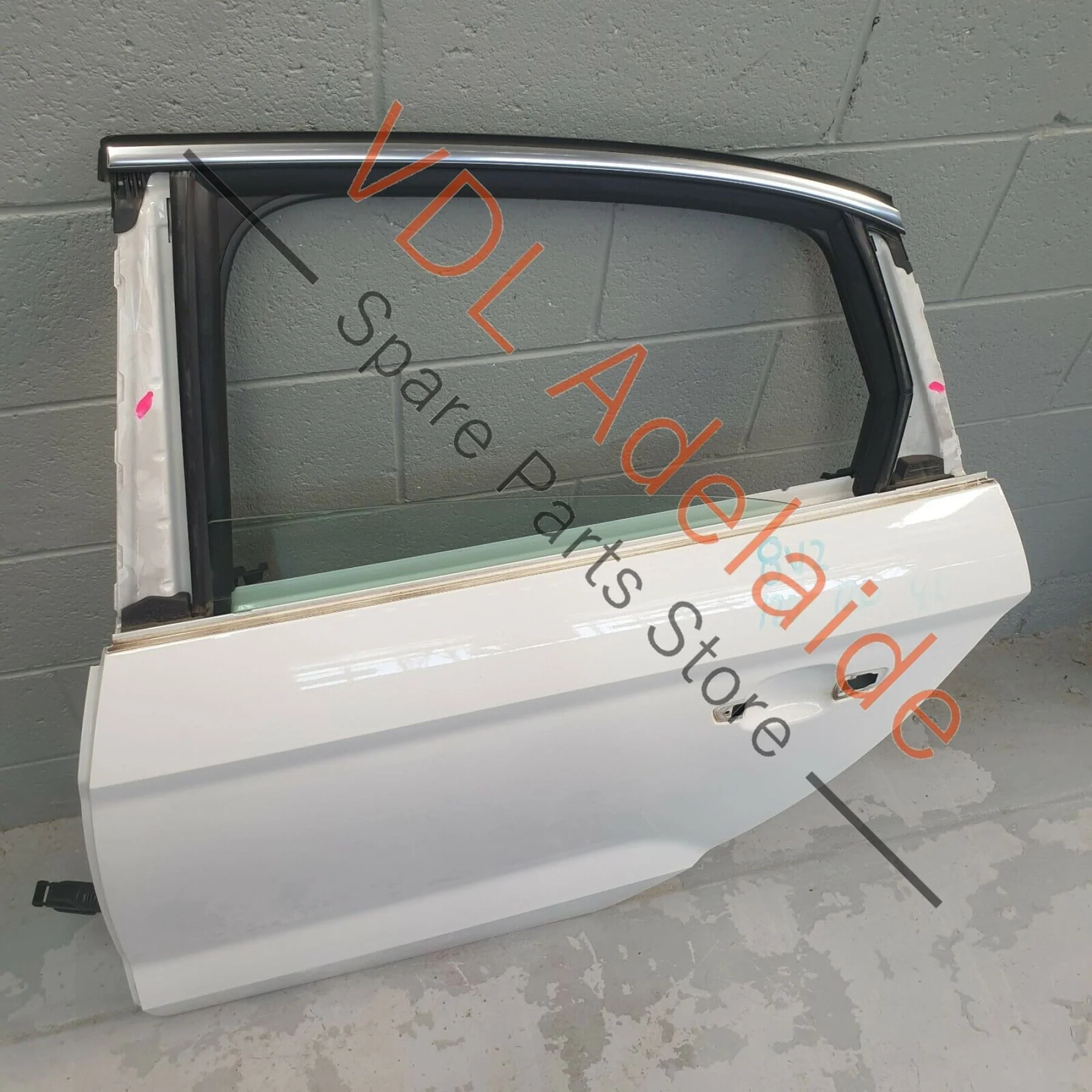 Audi S3 8V Sedan Rear LHS Left Passenger Door Shell Ibis White 2Y2Y 8V5833051A - Image 7
