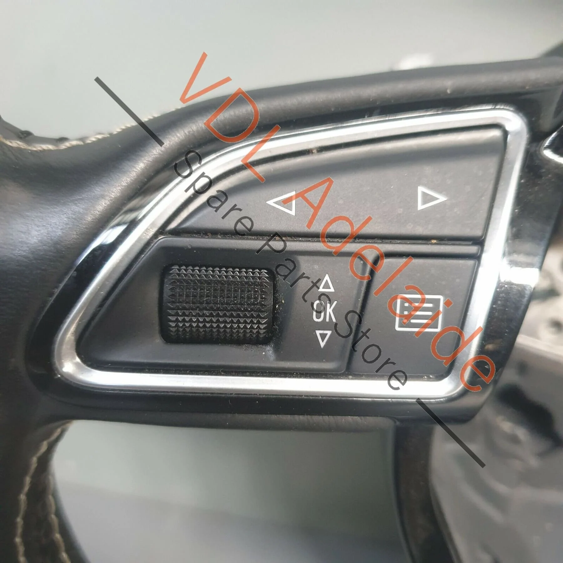 Audi S3 8V Leather Flat Bottom Sports Steering Wheel suit Manual 8V0419091H VMJ - Image 2