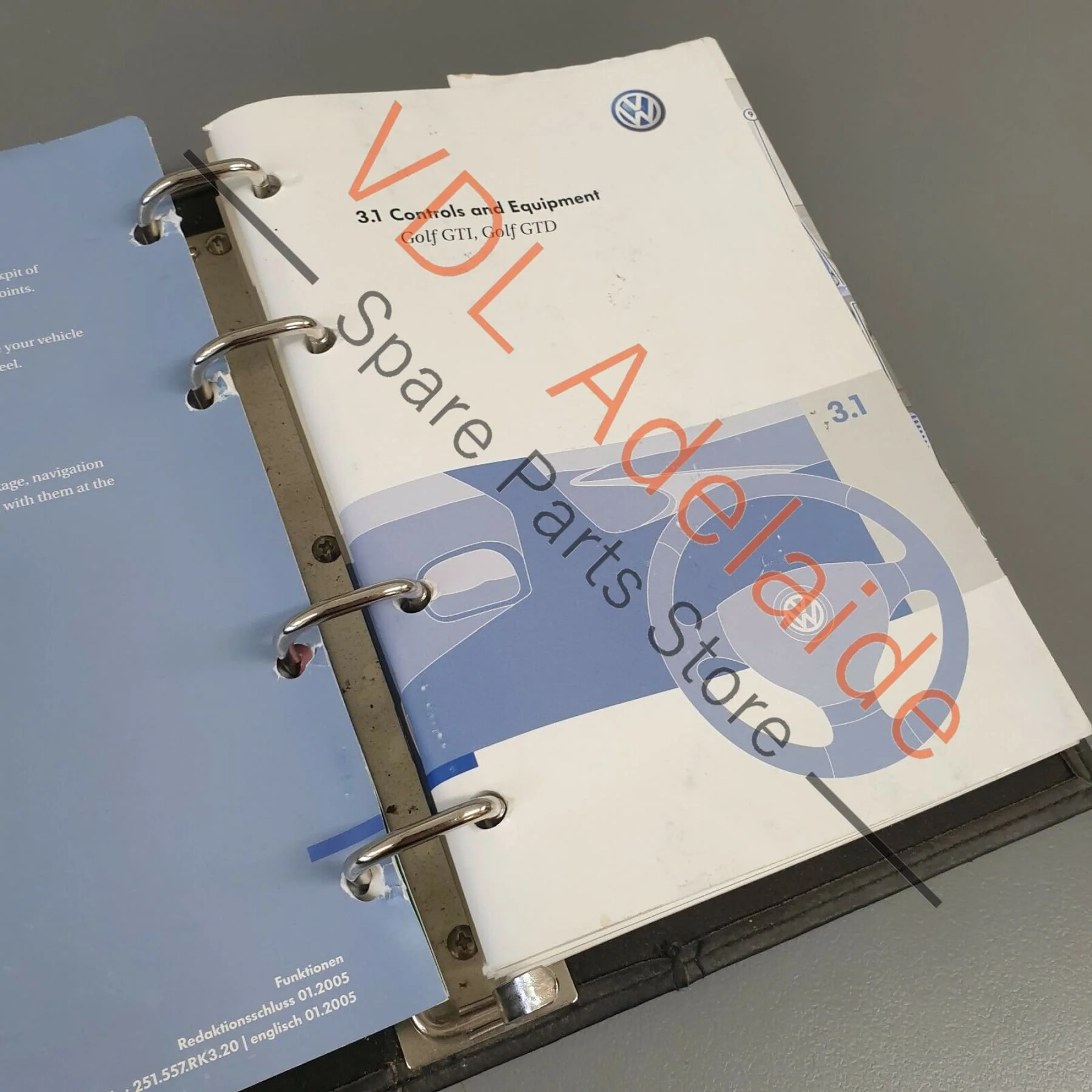 Volkswagen VW Golf Mk6 GTi GTD 2009 Owner's Manual Book Folder Set - Image 8