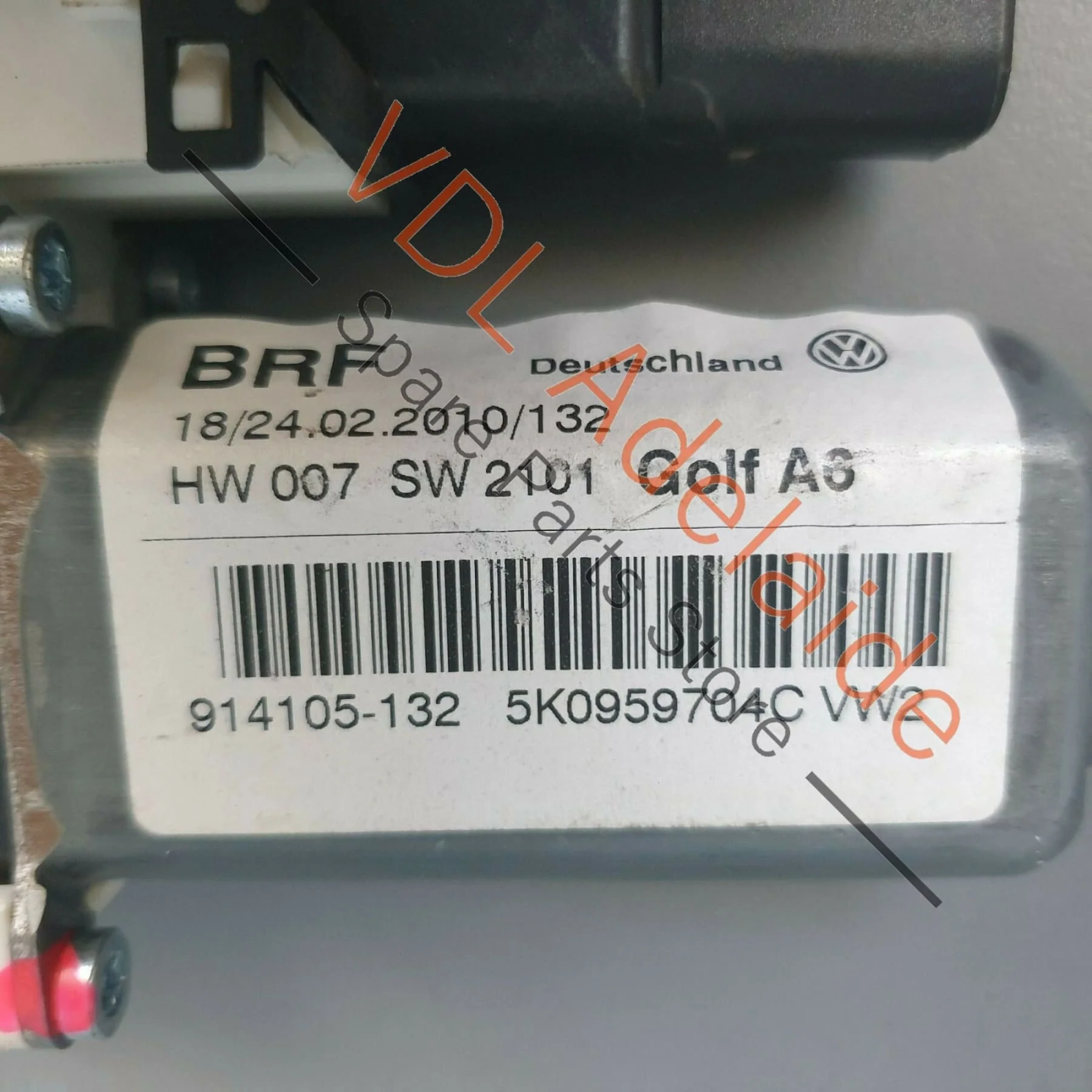 Volkswagen VW Golf R Mk6 Rear Right Window Regulator Motor 5K0959704C - Image 3