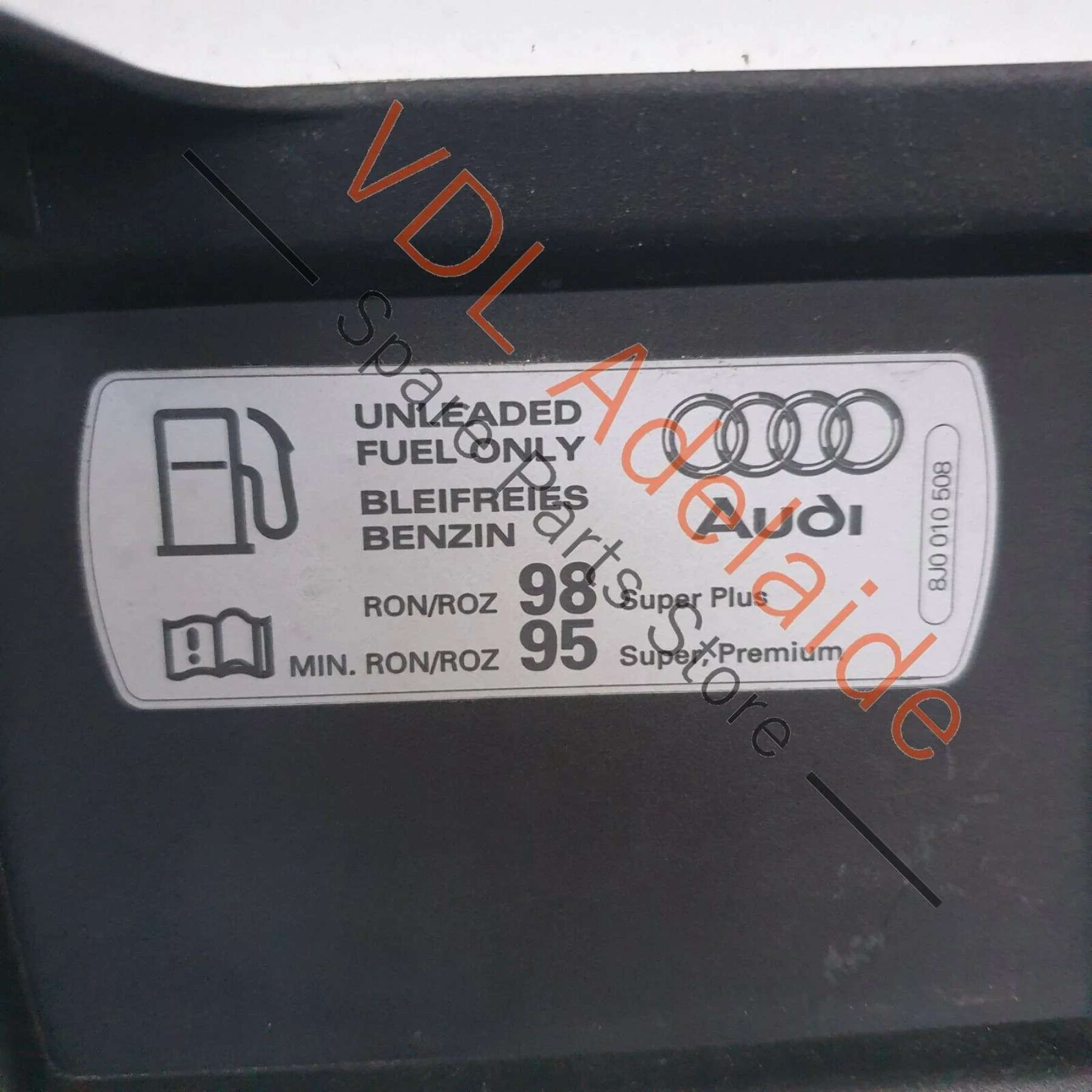 Audi S3 8V Petrol Fuel Filler Flap Lid Door Cap with Actuator Glacier White 2Y2Y - Image 6