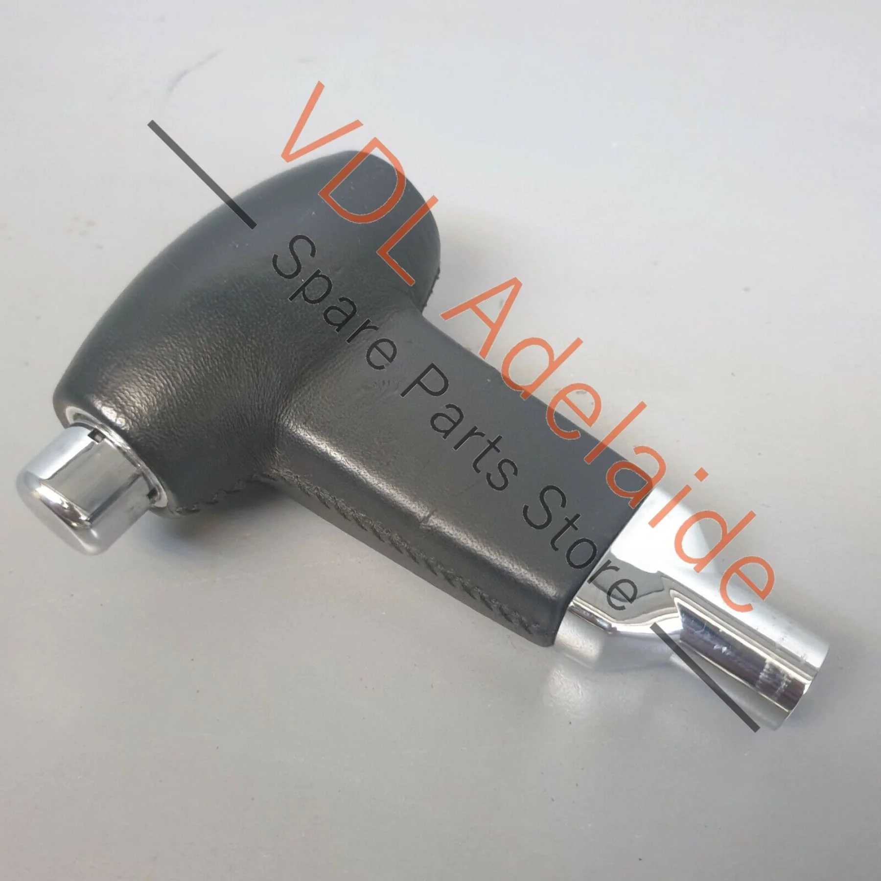 Volkswagen Touareg 7L V10 Leather Gear Stick Handle Lever 3D2713141A RHD - Image 9
