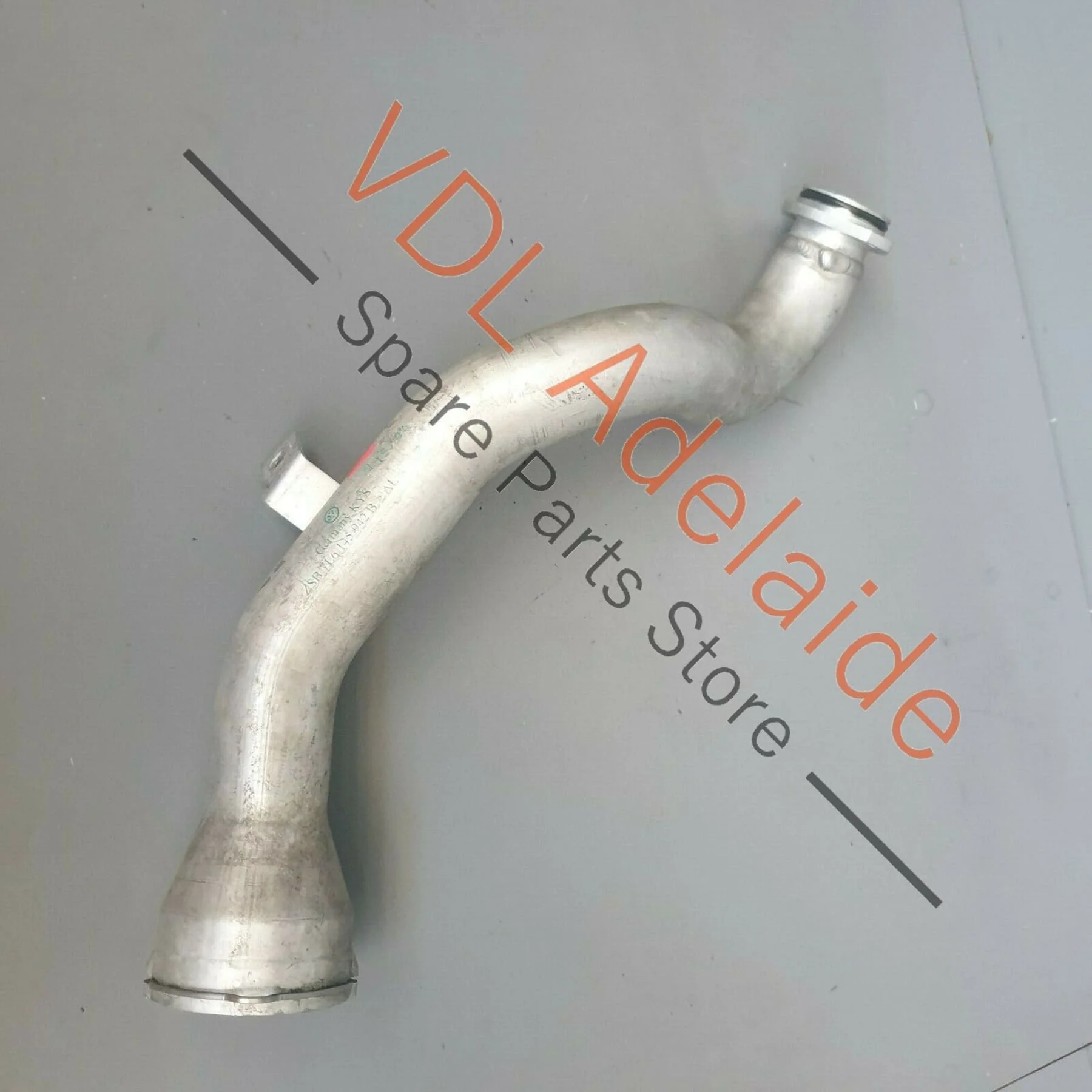 Volkswagen Touareg 7L Right Side Upper Intercooler to Turbo Hose Pipe Aluminium