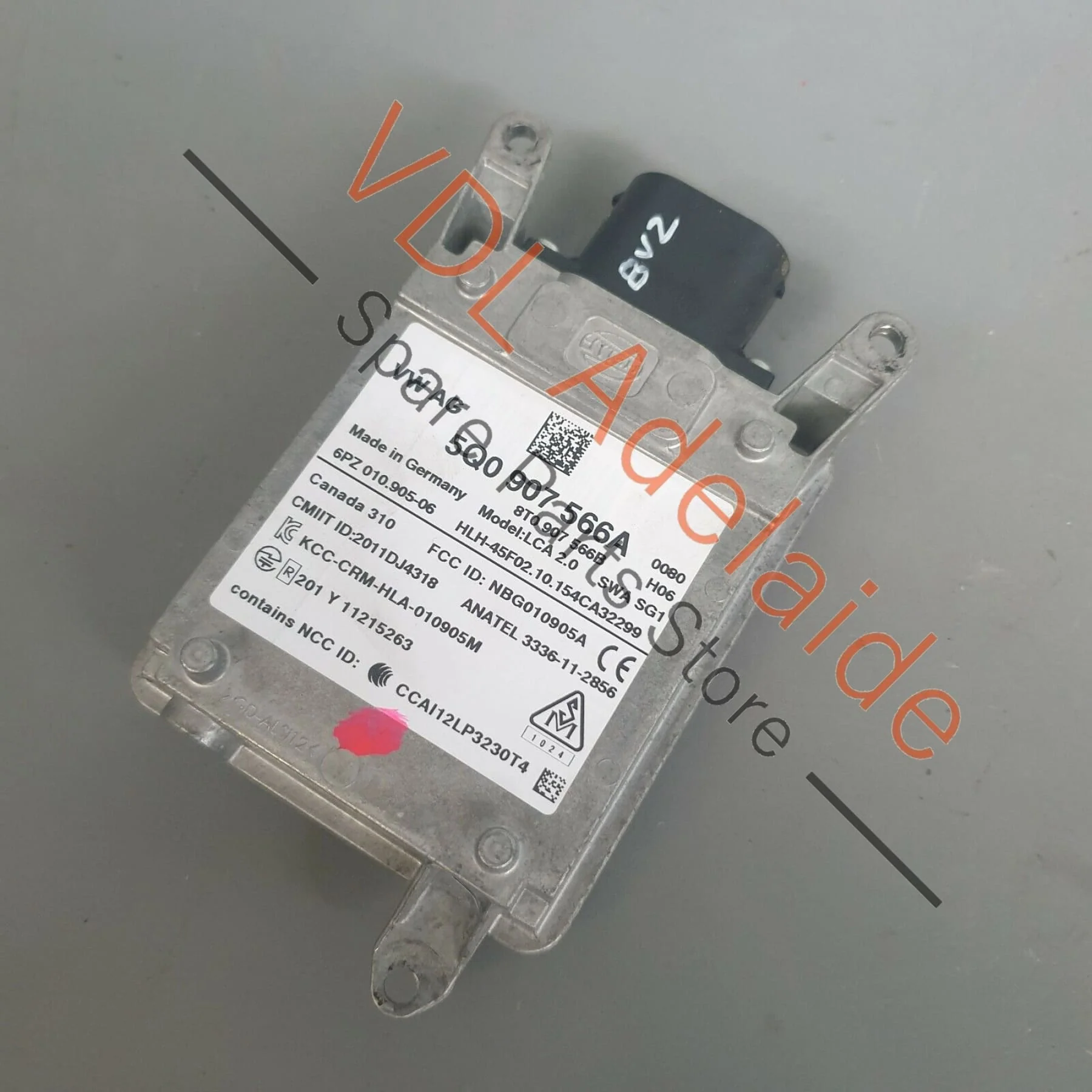 Audi S3 8V Rear Bumper Lane Change Assist Control Module Right Master 5Q0907566A