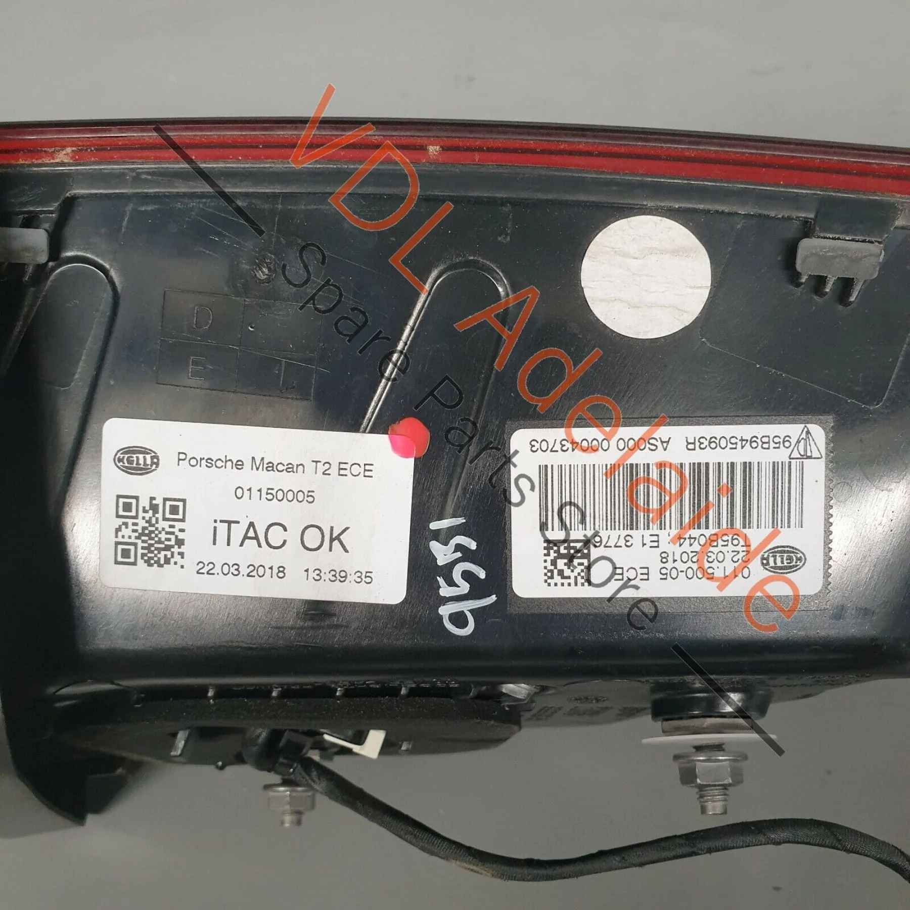 Genuine OEM Porsche Macan GTS 95B Rear Left LHS Inner Tail Light - Image 4