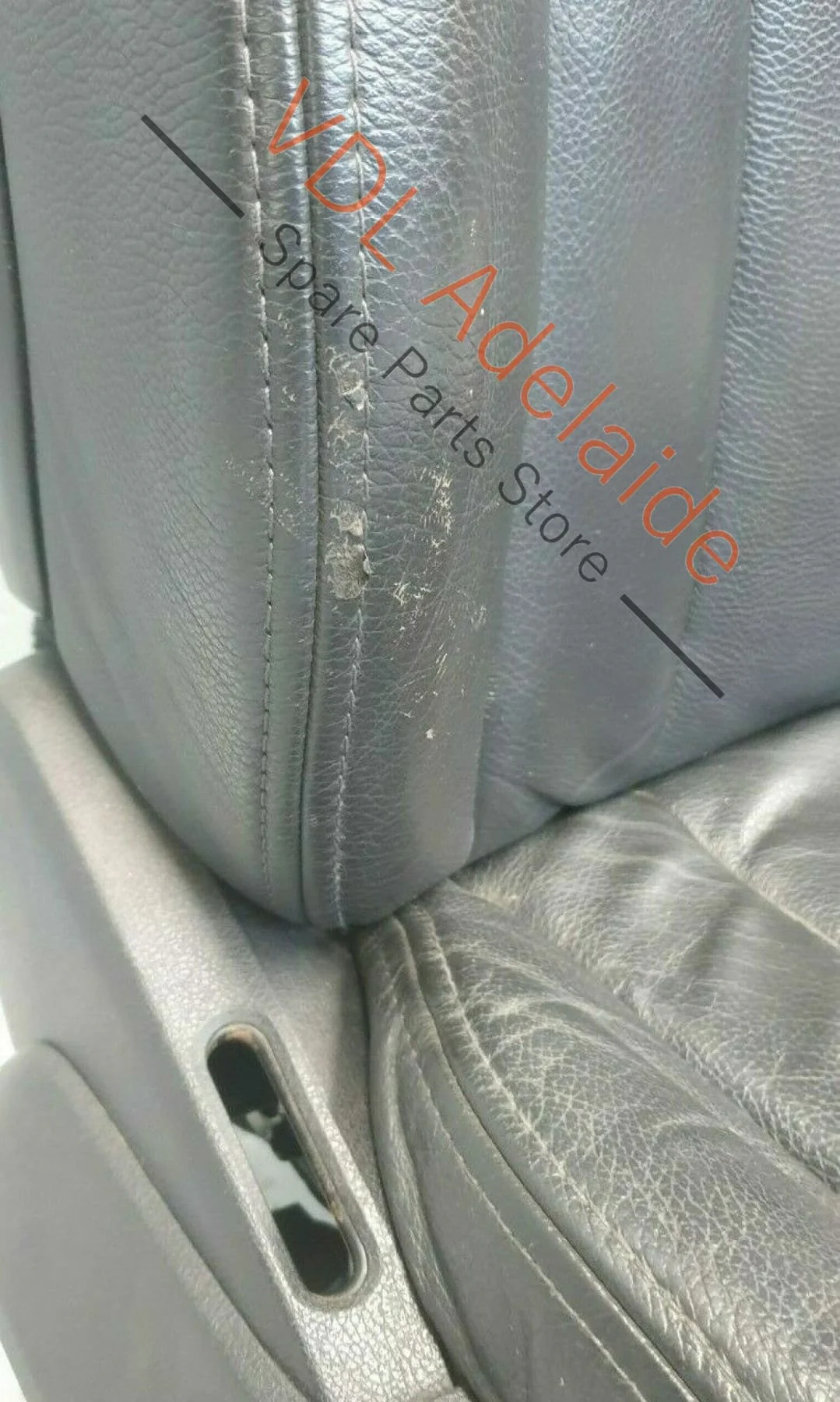 Audi Q7 4L Right Front Driver Drivers Seat Black Heated Leather Low km! - Image 5