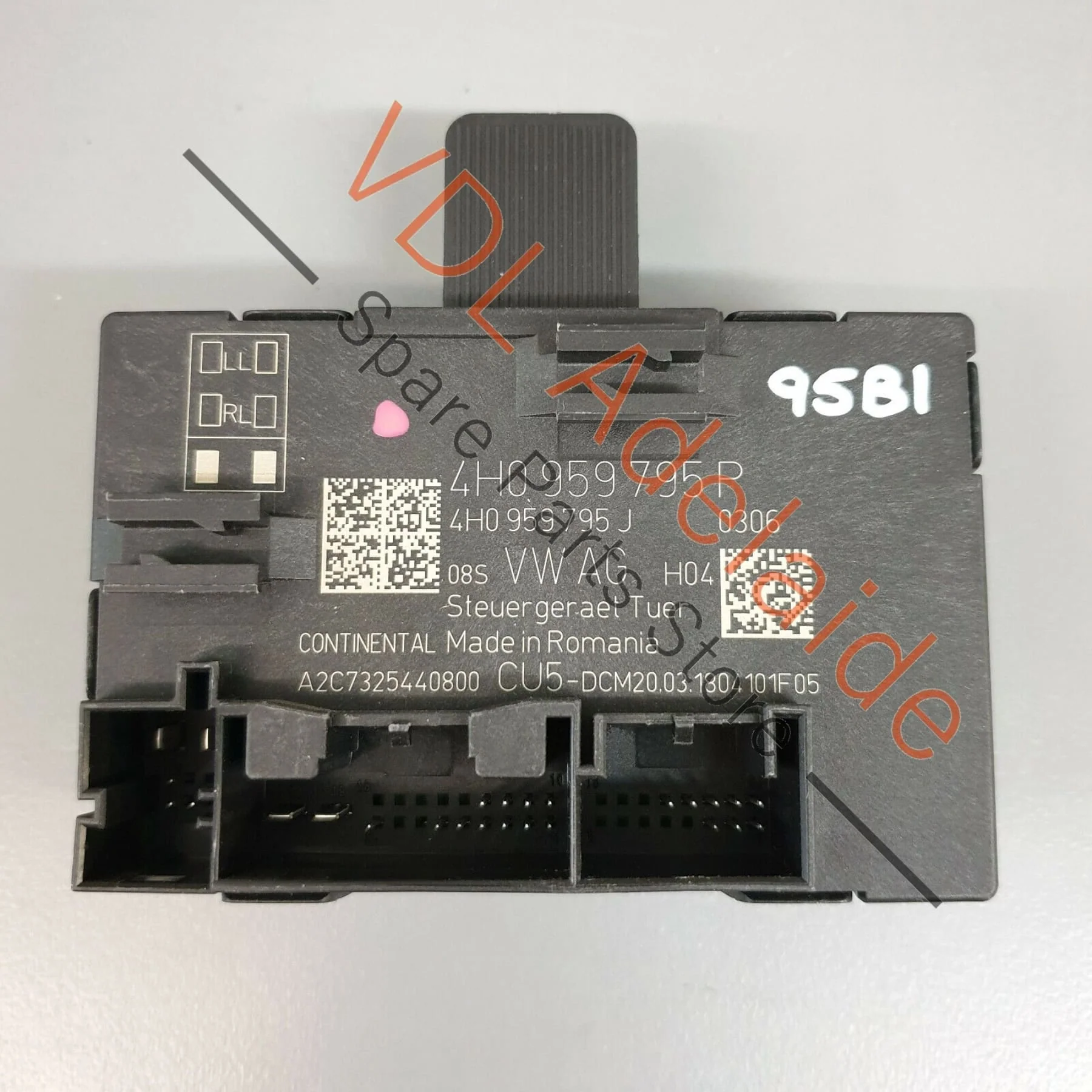 Porsche Macan Door Control Module Rear Passenger Side