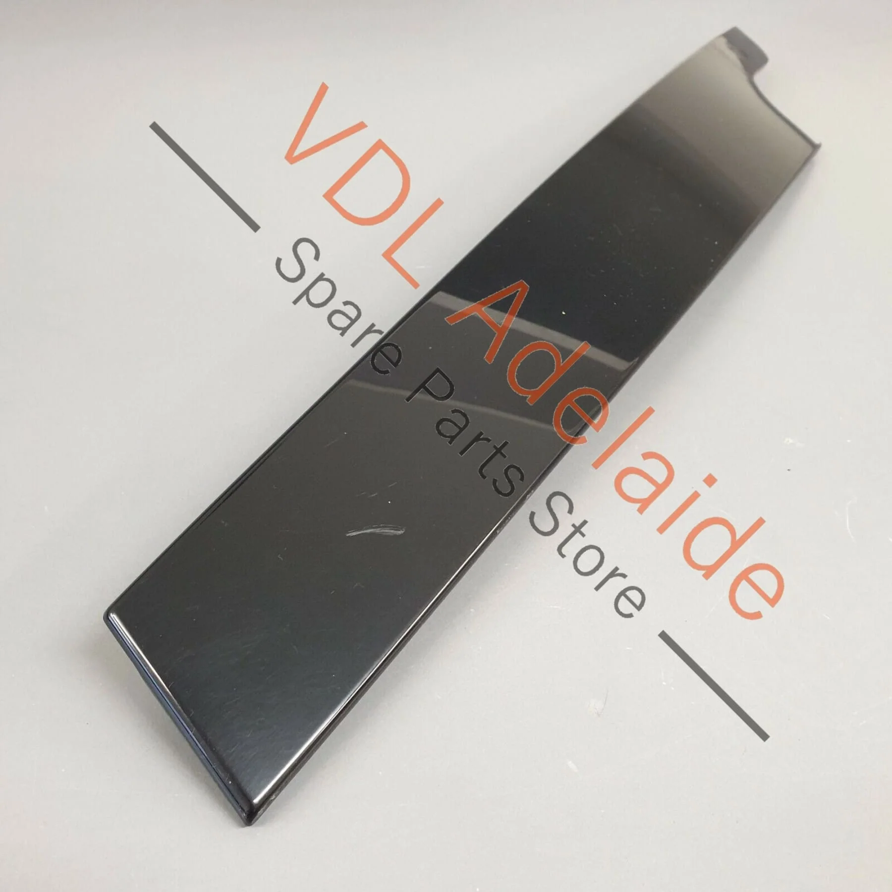 VW Golf MK7 Wagon Exterior Trim for Door Window Frame B-Pillar Front Right Black - Image 3