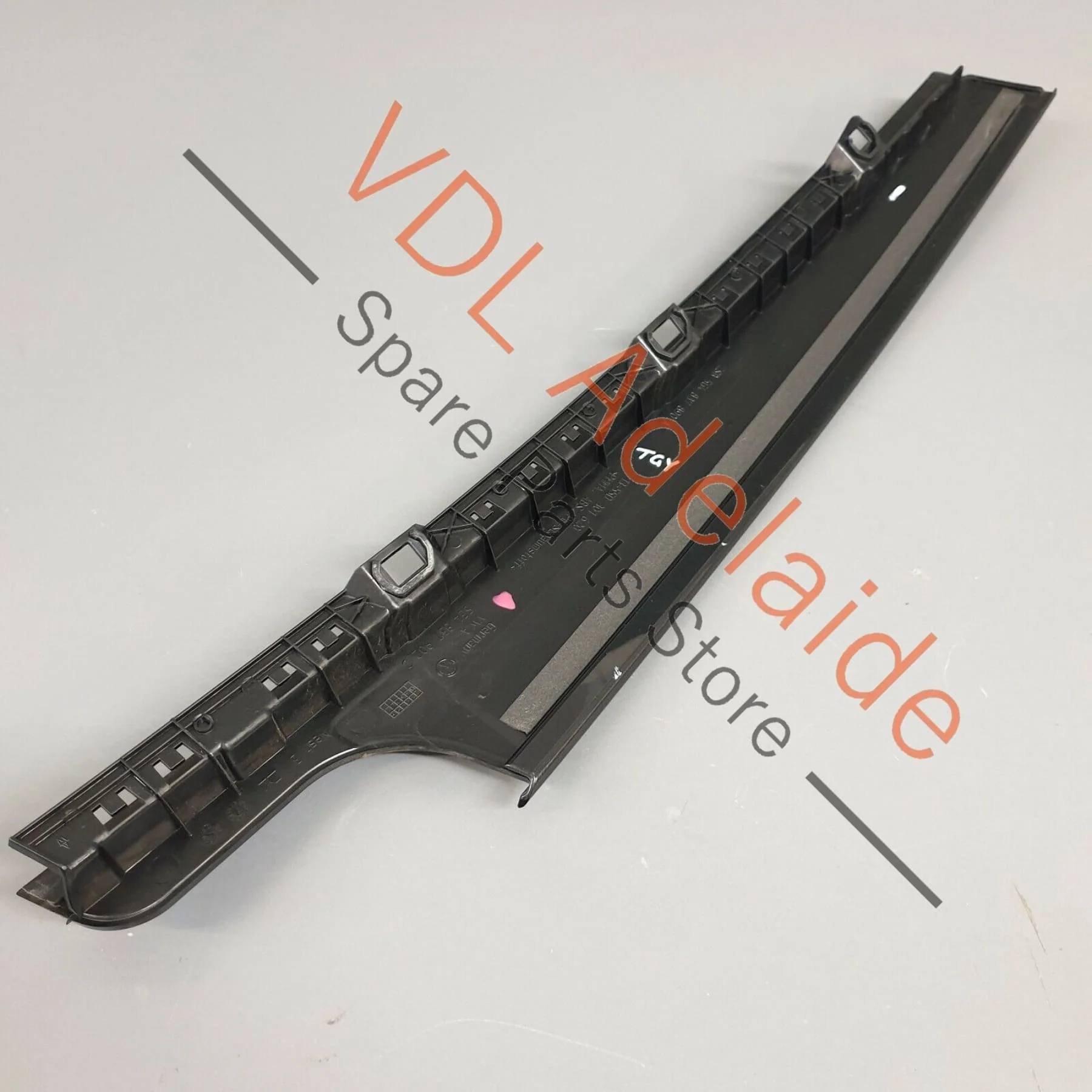 VW Golf MK7 Wagon Exterior Trim for Door Window Frame B-Pillar Front Right Black - Image 5